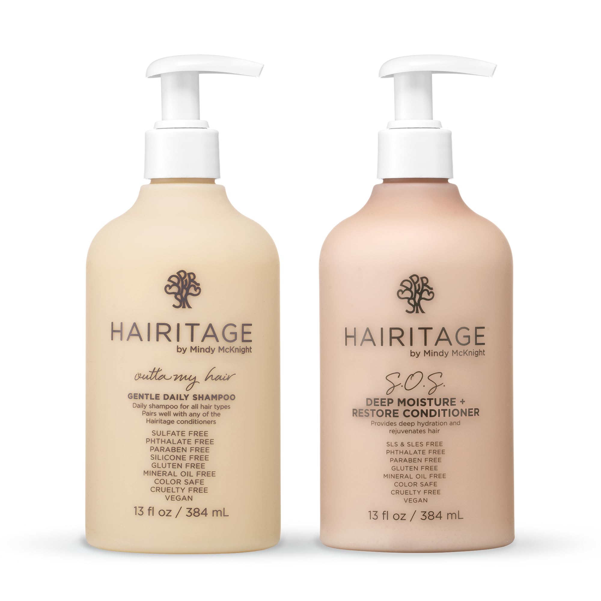 Set De Champú Y Acondicionador Hairitage Outta My Hair 385 Ml - Venta Internacional.