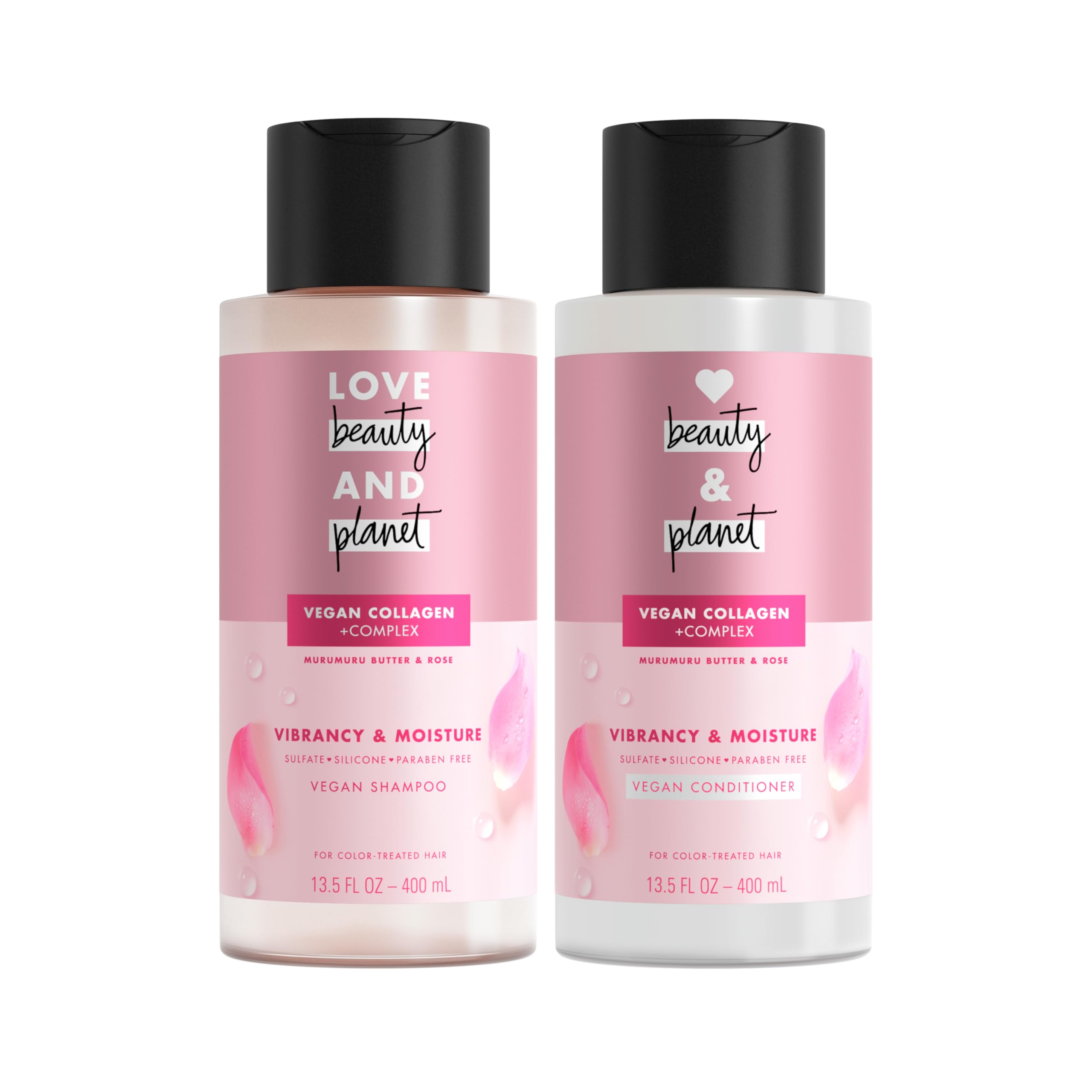 Foto 2 pulgar | Champú Y Acondicionador Love Beauty And Planet Murumuru Butter & Rose 400 Ml - Venta Internacional.