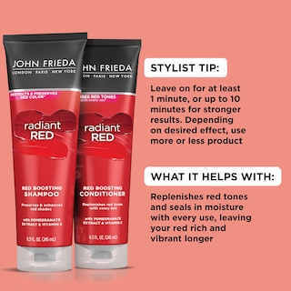 Foto 2 | Paquete De Champú Y Acondicionador John Frieda Radiant Red - Venta Internacional.