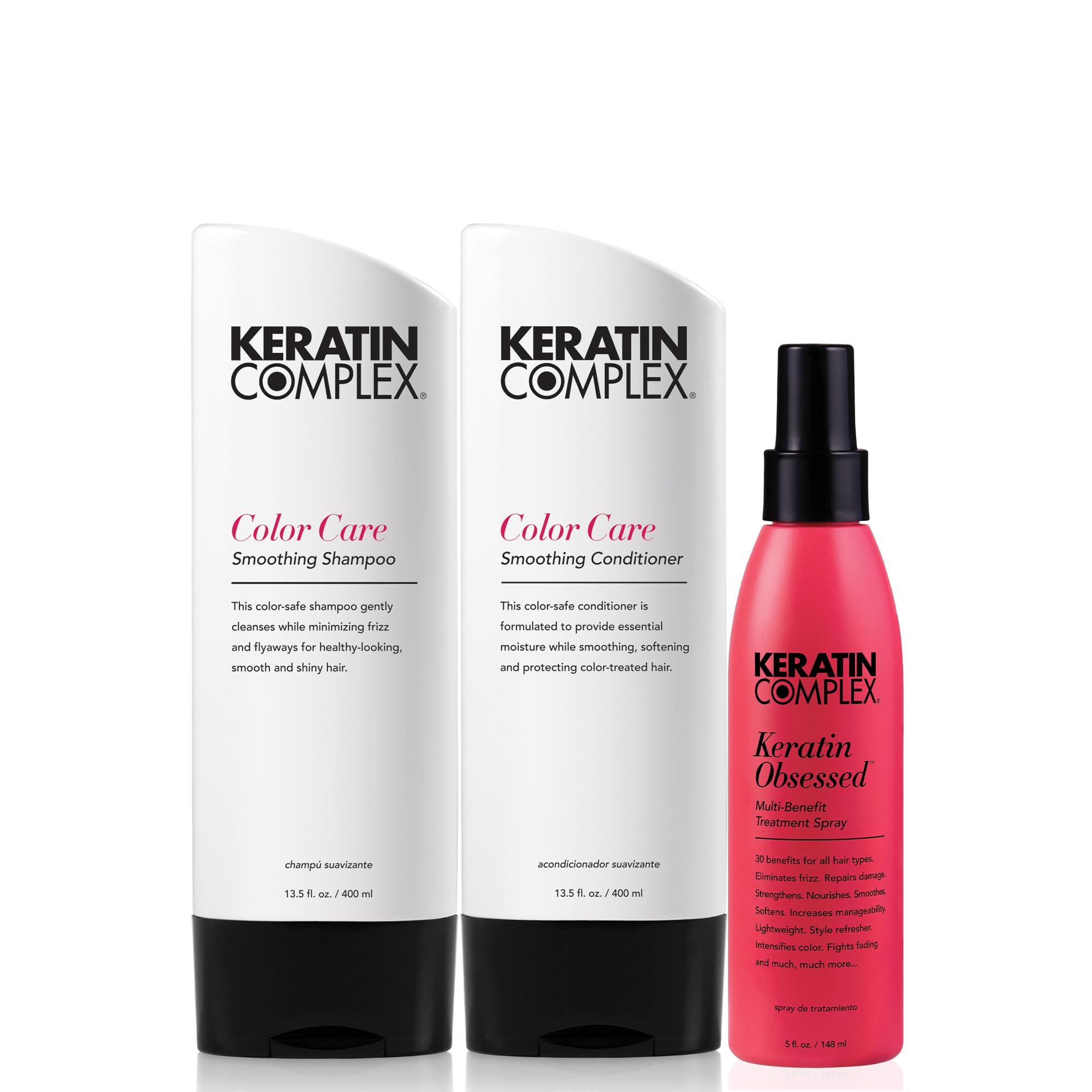 Foto 1 | Kit De Cuidado Posterior, Complejo De Queratina Kcexpress Con Cuidado Del Color, 400 Ml - Venta Internacional.