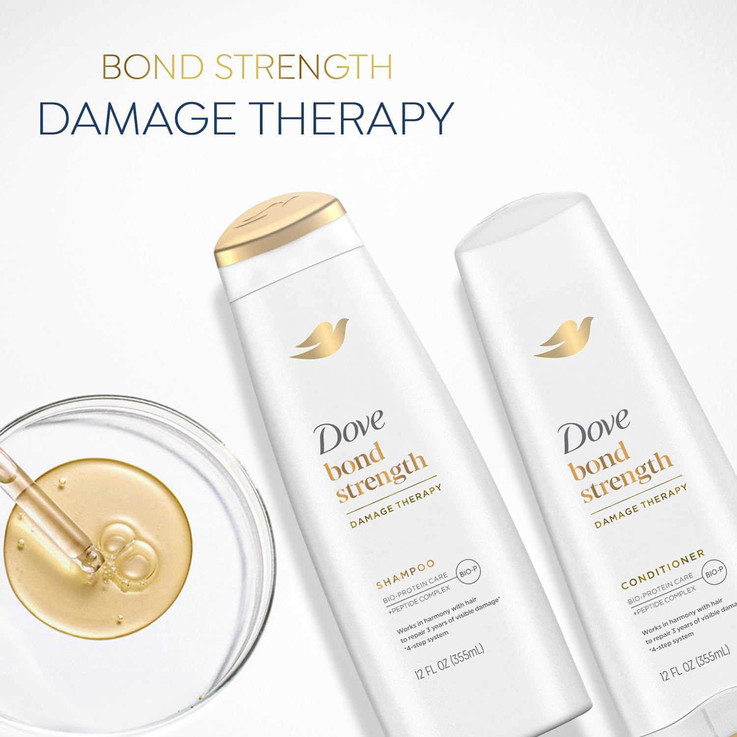 Foto 7 pulgar | Set De Champú Y Acondicionador Dove Bond Strength 360 Ml - Venta Internacional.