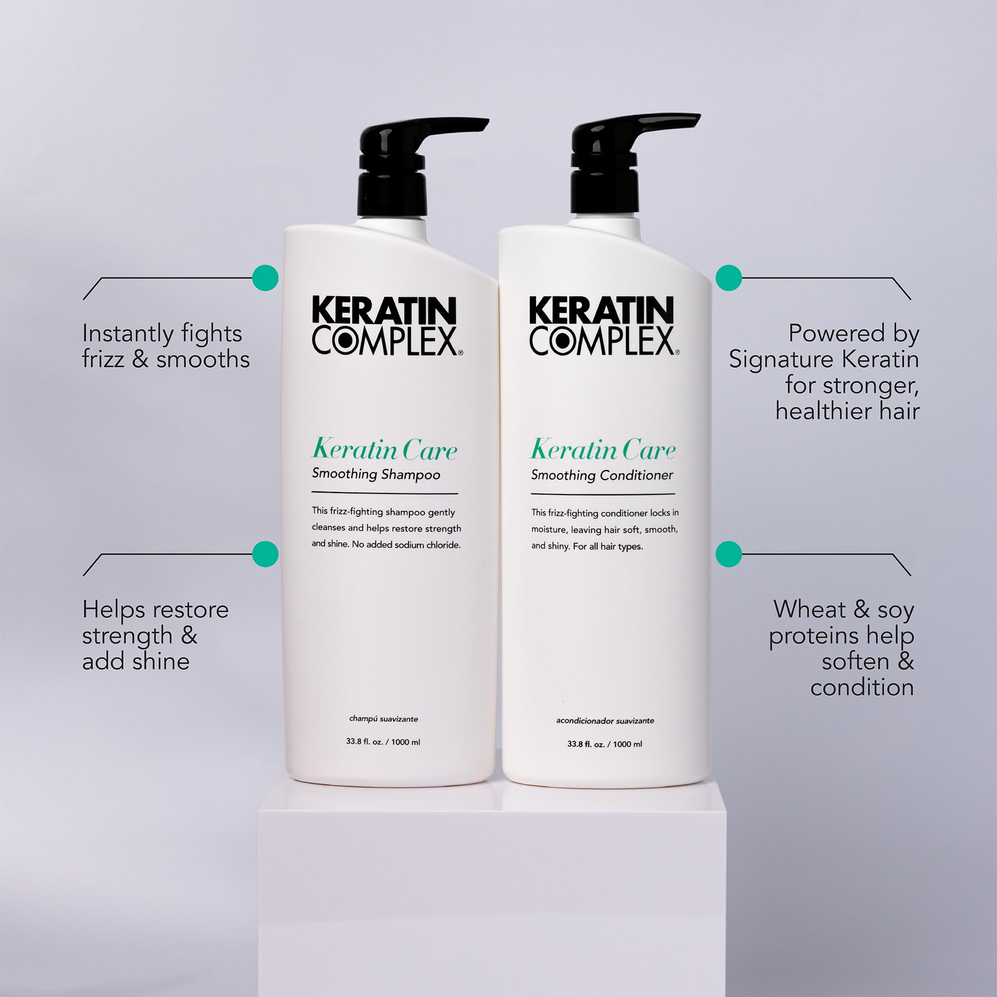 Foto 5 pulgar | Champú Y Acondicionador Duo Keratin Complex Keratin Care - Venta Internacional.