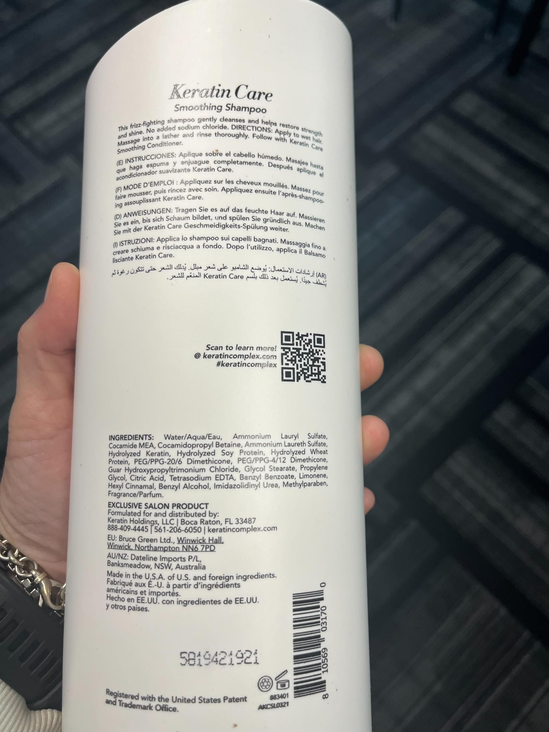 Foto 7 pulgar | Champú Y Acondicionador Duo Keratin Complex Keratin Care - Venta Internacional.
