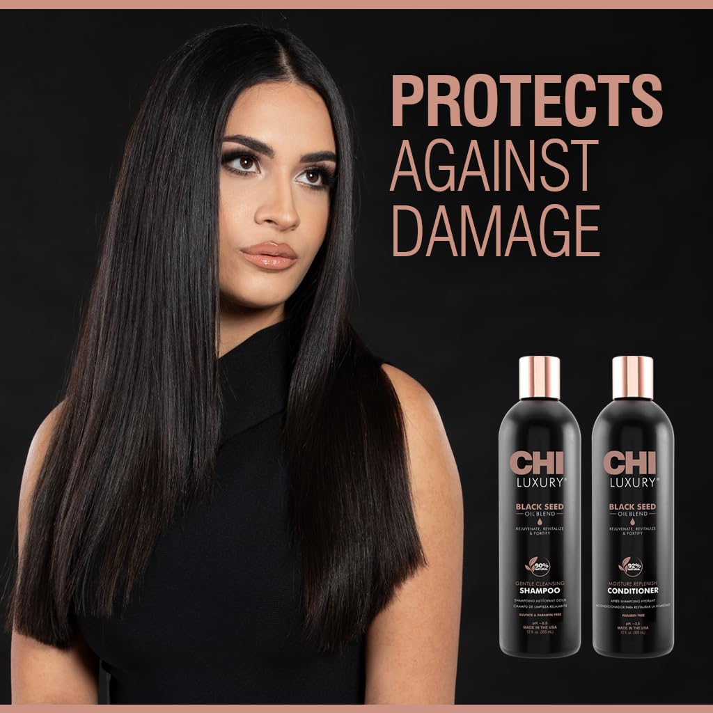 Foto 3 pulgar | Champú Y Acondicionador Chi Luxury Black Seed Oil 355 Ml (paquete De 2) - Venta Internacional.