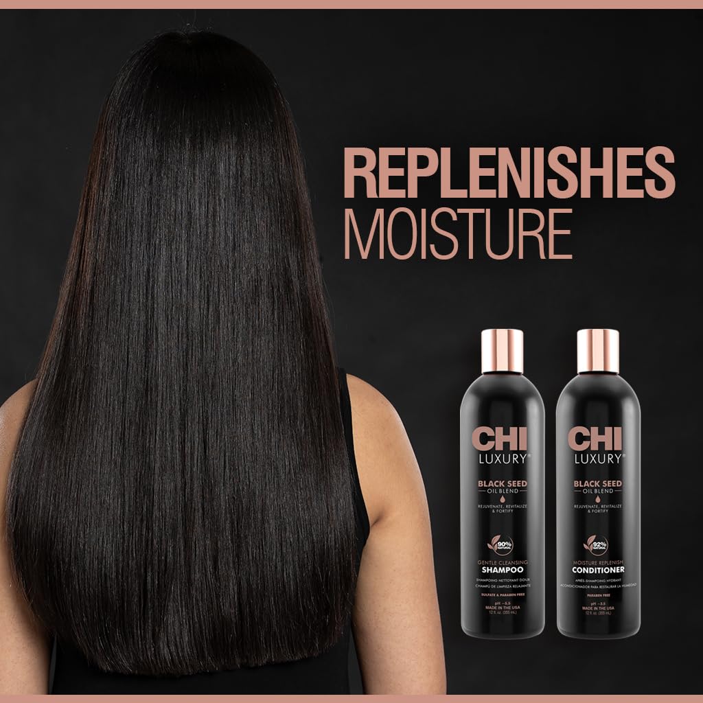 Foto 4 pulgar | Champú Y Acondicionador Chi Luxury Black Seed Oil 355 Ml (paquete De 2) - Venta Internacional.