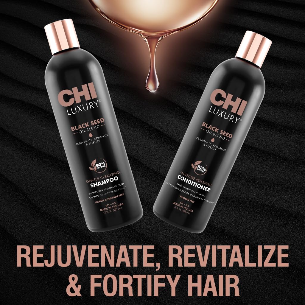 Foto 5 pulgar | Champú Y Acondicionador Chi Luxury Black Seed Oil 355 Ml (paquete De 2) - Venta Internacional.