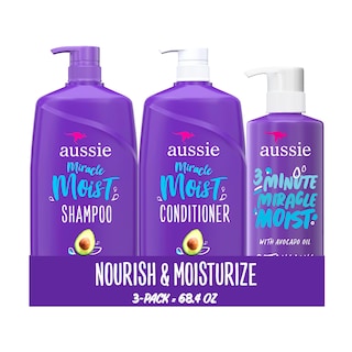 Foto 1 | Set De Champú Y Acondicionador Aussie Miracle Moist 2l - Venta Internacional.