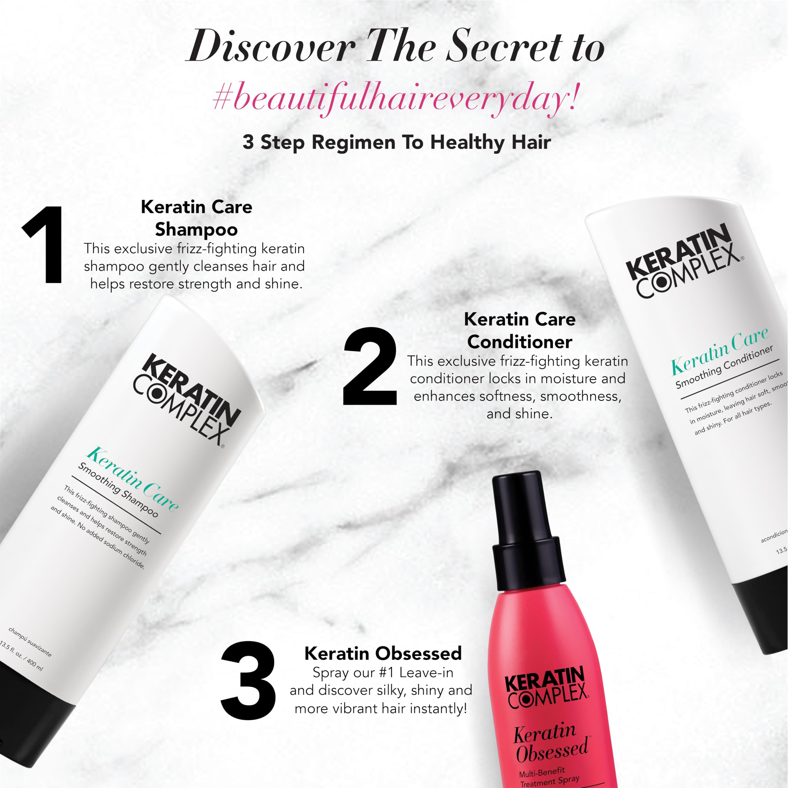 Foto 4 pulgar | Champú Y Acondicionador Retail Kit Keratin Complex Keratin Care - Venta Internacional.
