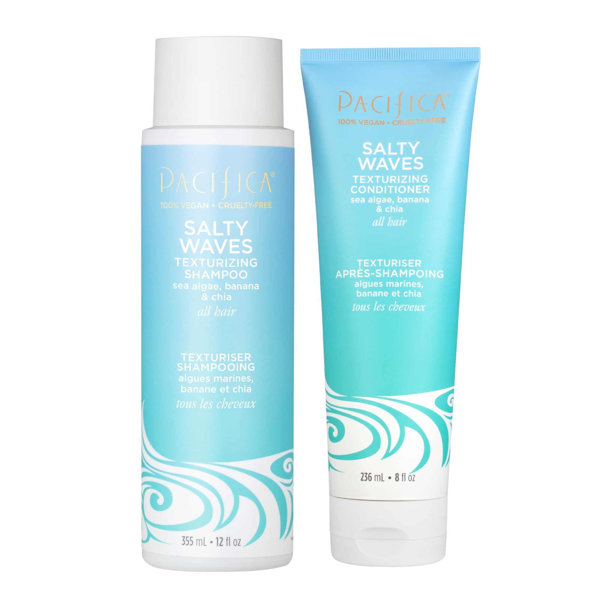 Foto 2 pulgar | Champú Y Acondicionador Pacifica Salty Waves Texturizing - Venta Internacional.