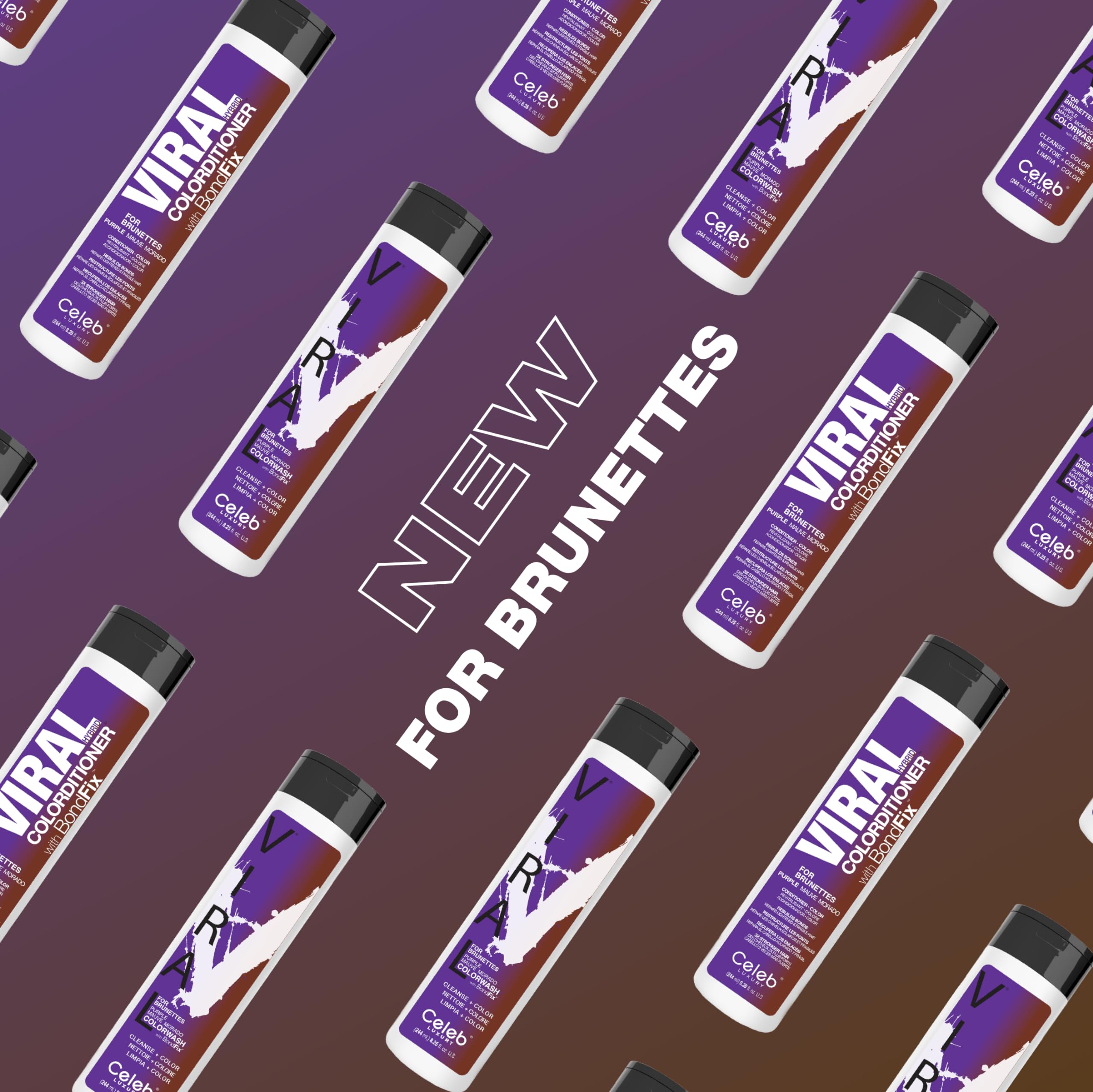 Foto 3 pulgar | Hair Care Celeb Luxury Viral Purple For Morenas Duo - Venta Internacional.