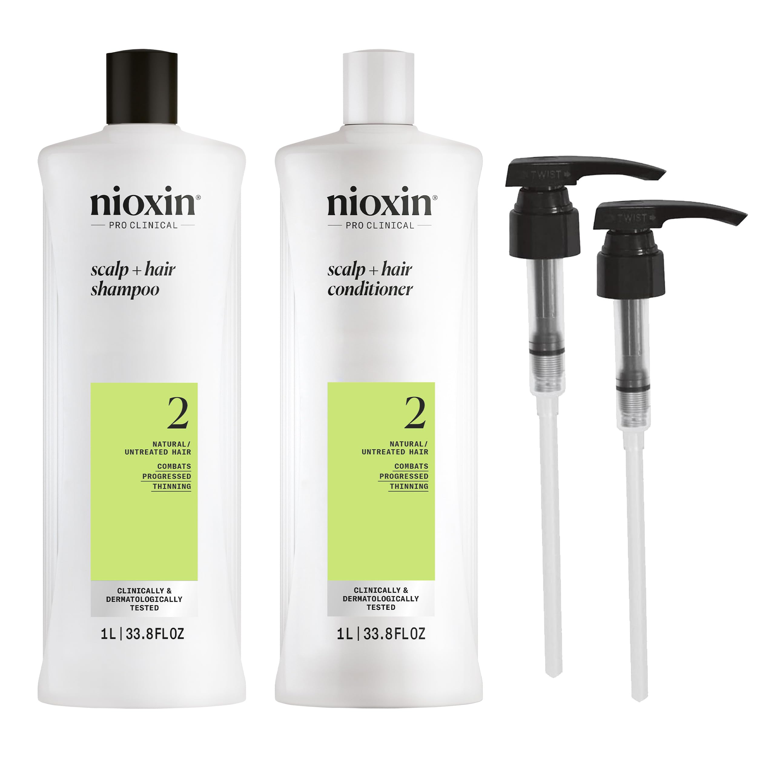 Foto 2 pulgar | Champú Y Acondicionador Nioxin System 2 1l Para Cabello Fino - Venta Internacional.