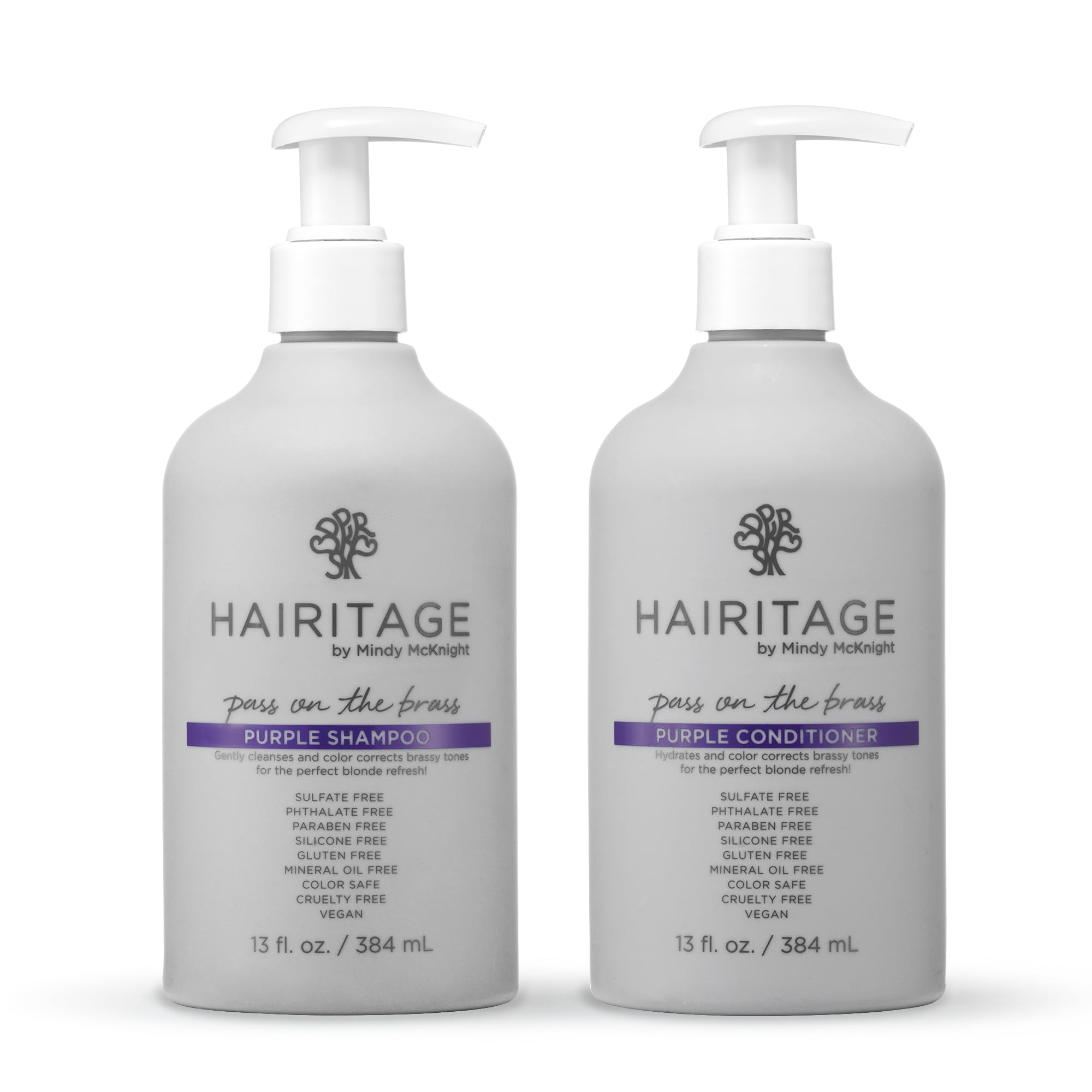 Foto 2 pulgar | Champú Y Acondicionador Hairitage Pass On The Brass Purple - Venta Internacional.