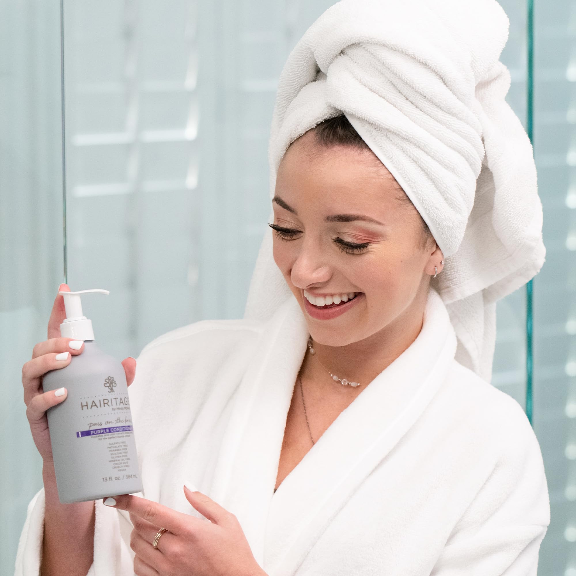Foto 2 | Champú Y Acondicionador Hairitage Pass On The Brass Purple - Venta Internacional.