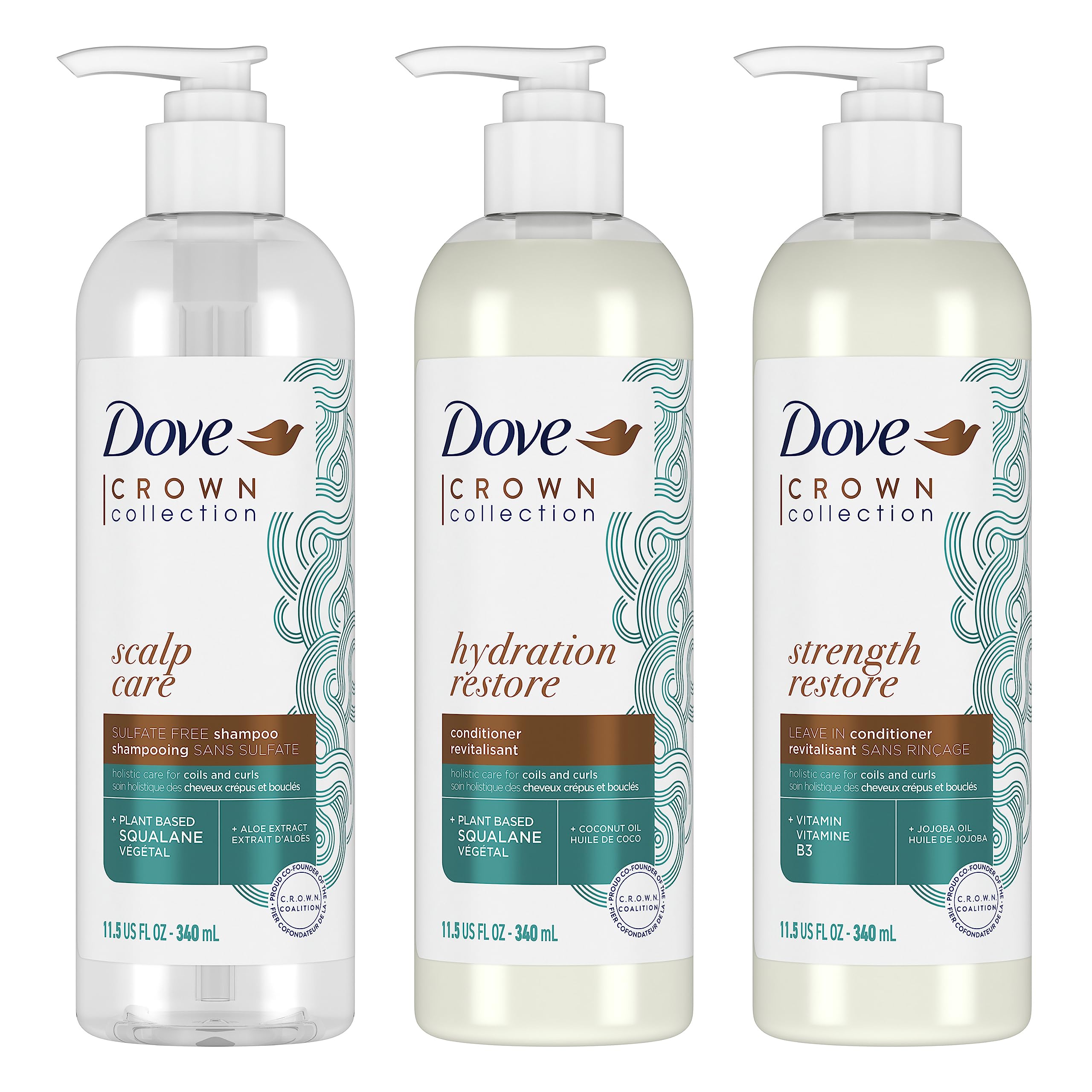 Foto 1 | Set Para El Cuidado Del Cabello Dove Amplified Textures, Champú Y Acondicionador - Venta Internacional.