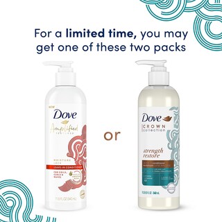 Foto 4 | Set Para El Cuidado Del Cabello Dove Amplified Textures, Champú Y Acondicionador - Venta Internacional.