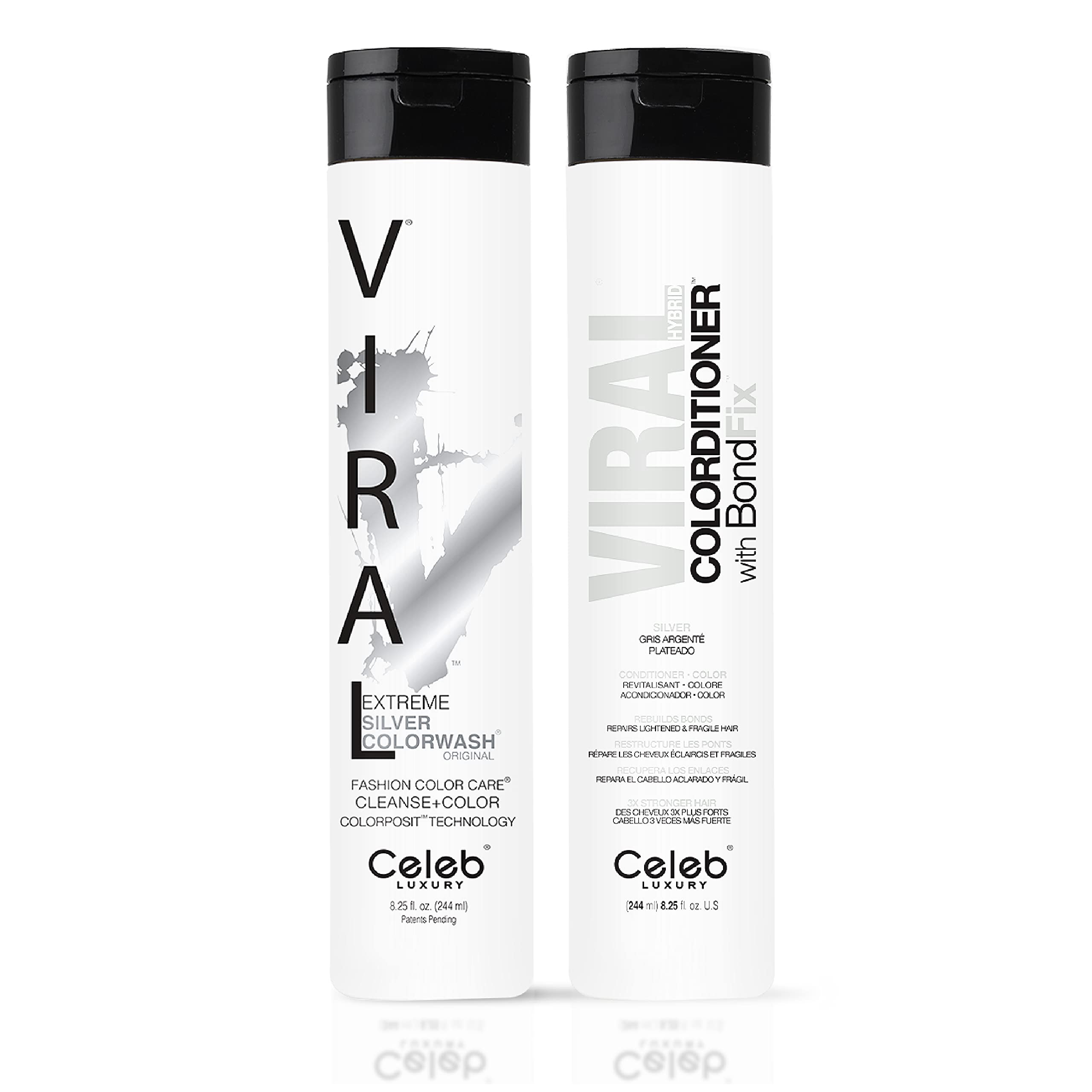 Foto 1 | Cuidado Del Cabello Celeb Luxury Viral Silver Healthy Duo - Venta Internacional.