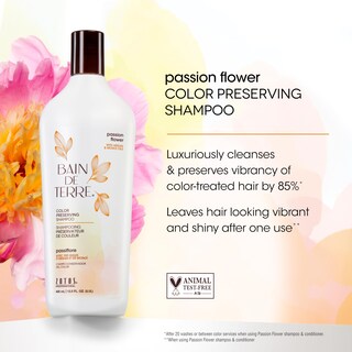 Foto 3 | Champú Bain De Terre Passiflora Para Preservar El Color, 400 Ml - Venta Internacional.