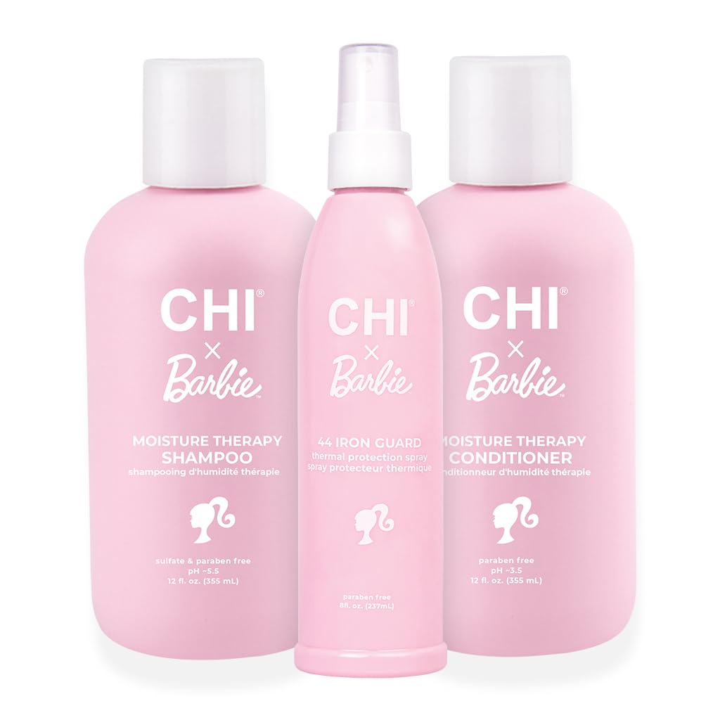 Set De Cuidado Del Cabello Chi X Barbie Dream Pink Con Champú Y Acondicionador - Venta Internacional.