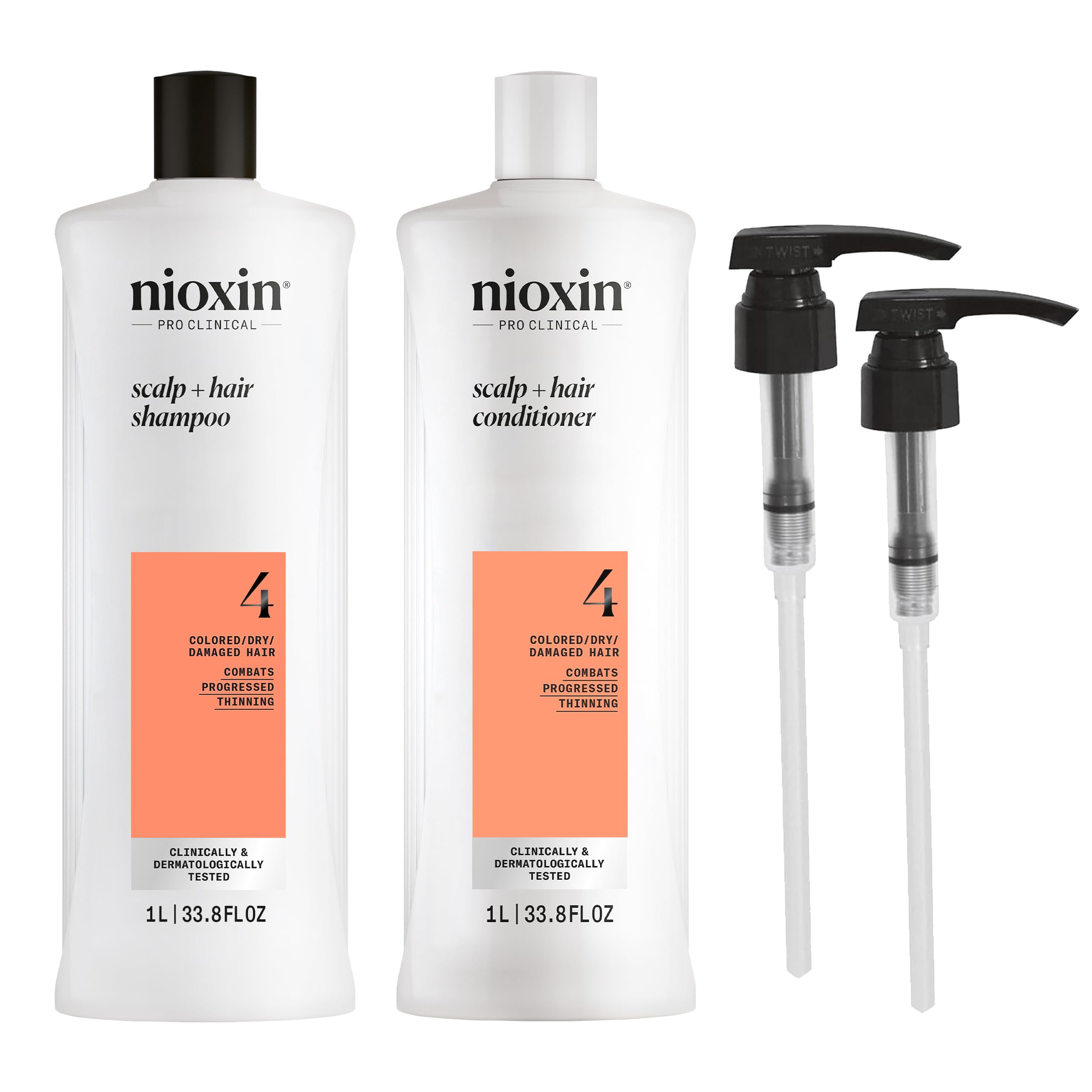 Champú Y Acondicionador Nioxin System 4 Para Cabello Teñido - Venta Internacional.