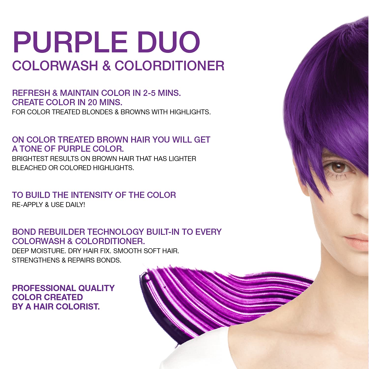 Foto 2 | Champú Y Acondicionador Celeb Luxury Viral Purple - Venta Internacional.