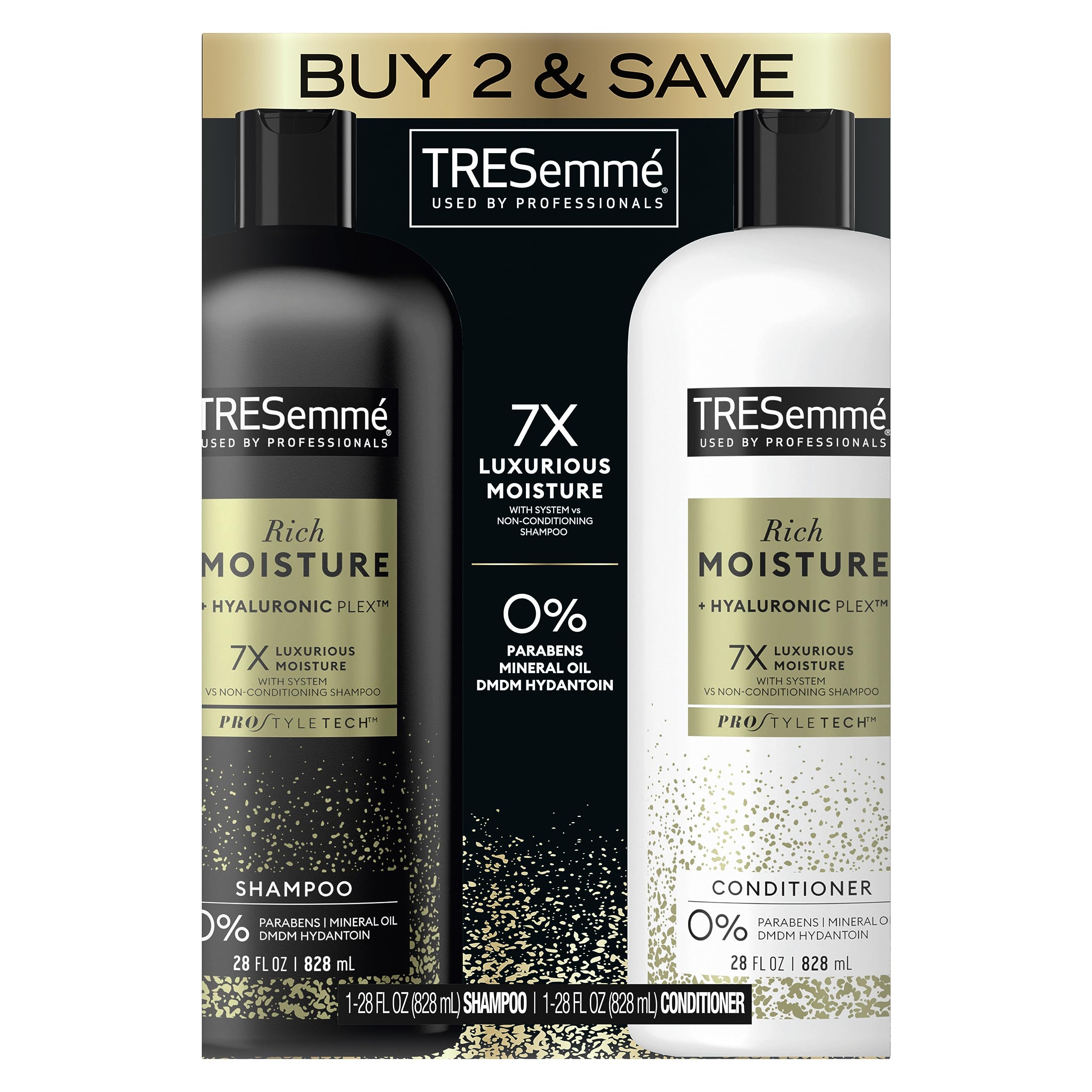 Champú Y Acondicionador Tresemmé Rich Moisture 828 Ml, Paquete De 2 - Venta Internacional.