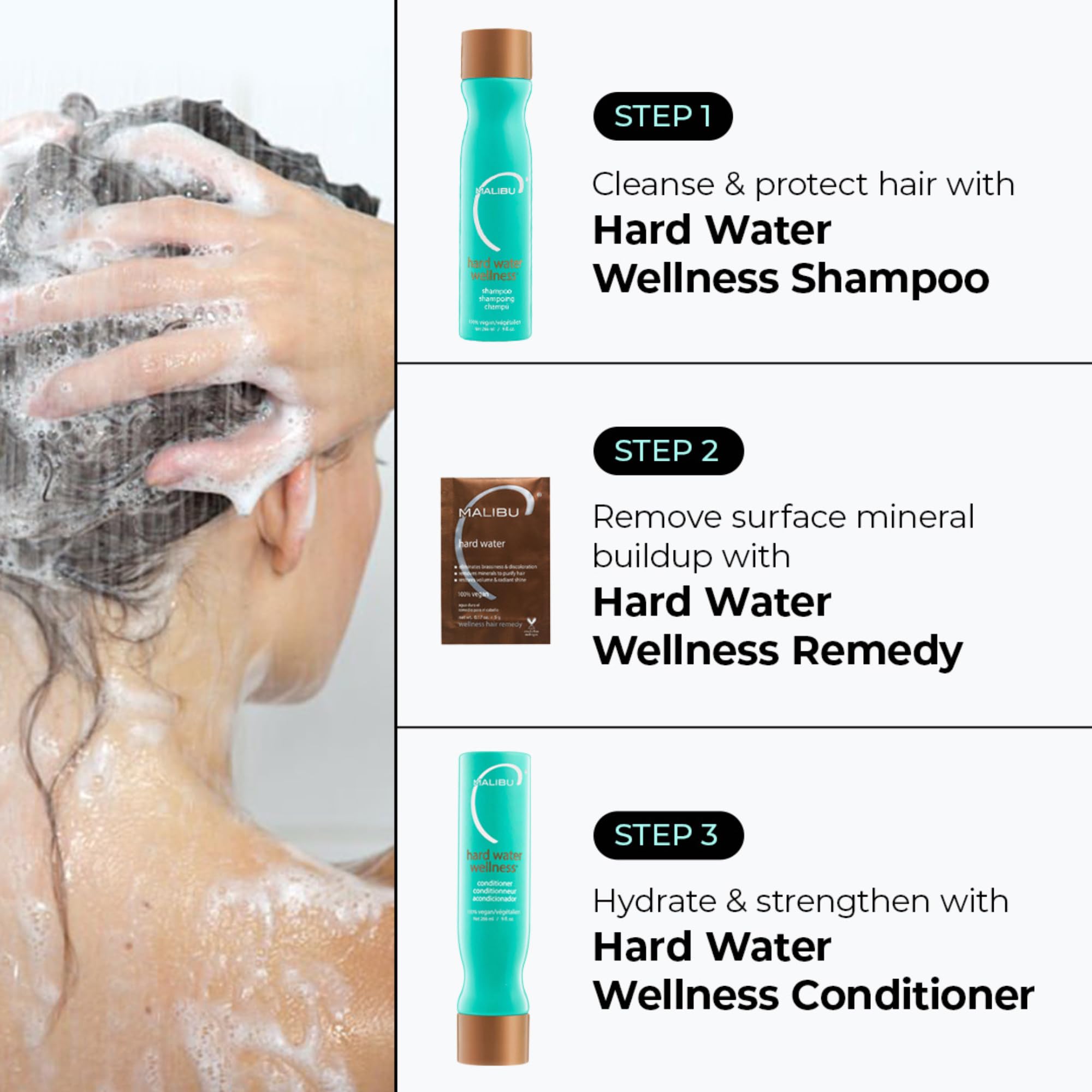 Foto 5 pulgar | Colección Hair Care Malibu C Hard Water Wellness Hydrating - Venta Internacional.