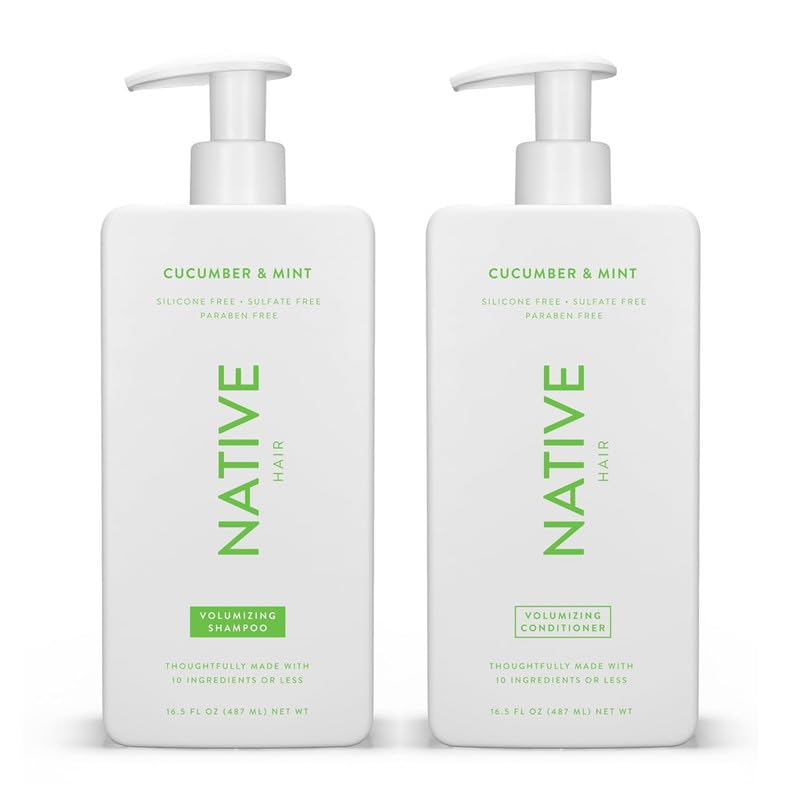 Foto 1 | Set De Champú Y Acondicionador Native Volumizing Cucumber & Mint - Venta Internacional.