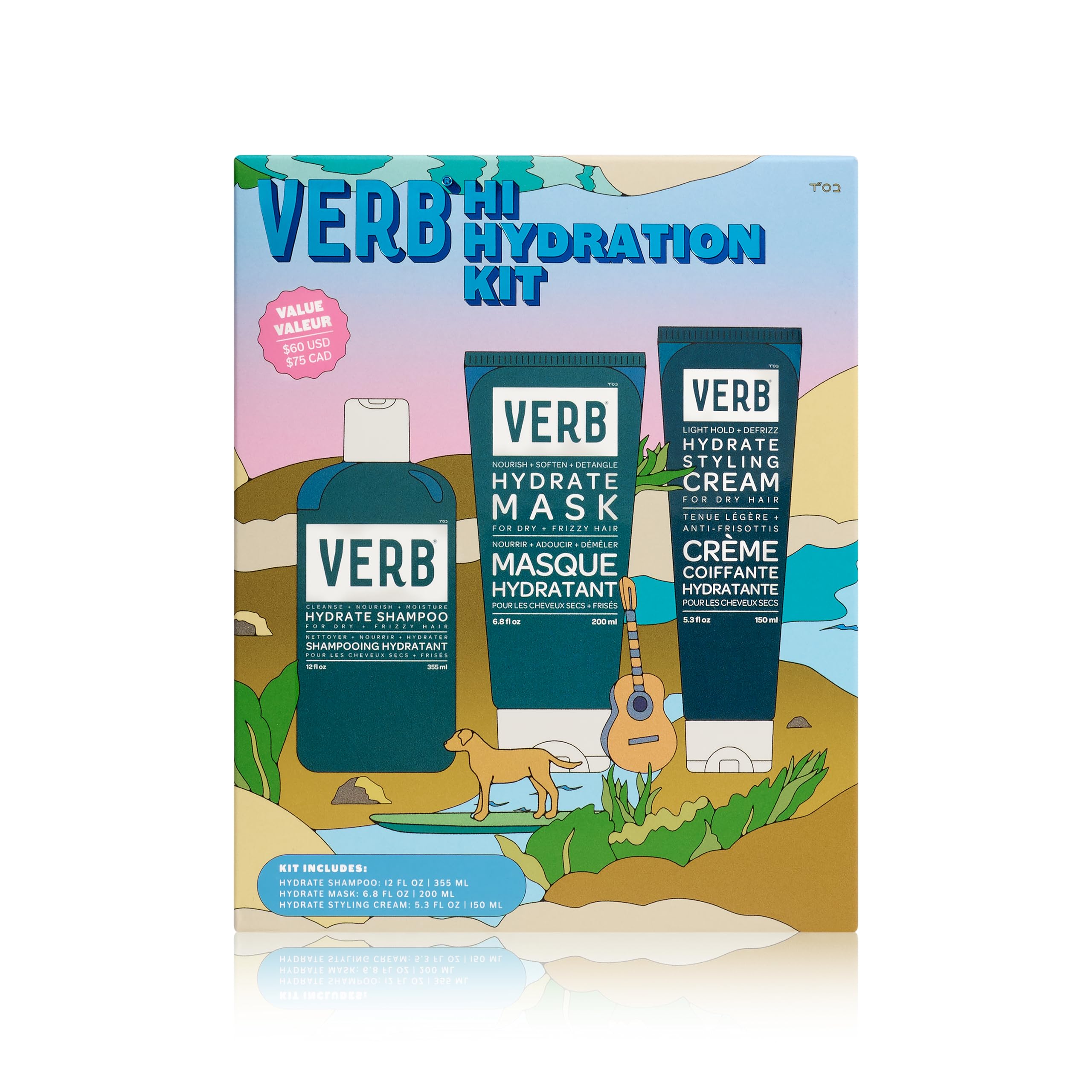 Foto 2 pulgar | Kit De Hidratación Verb Hi Con Fórmulas Lujosas Para El Cabello, 3 Unidades - Venta Internacional.