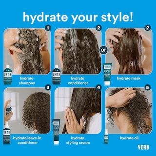 Foto 2 | Kit De Hidratación Verb Hi Con Fórmulas Lujosas Para El Cabello, 3 Unidades - Venta Internacional.