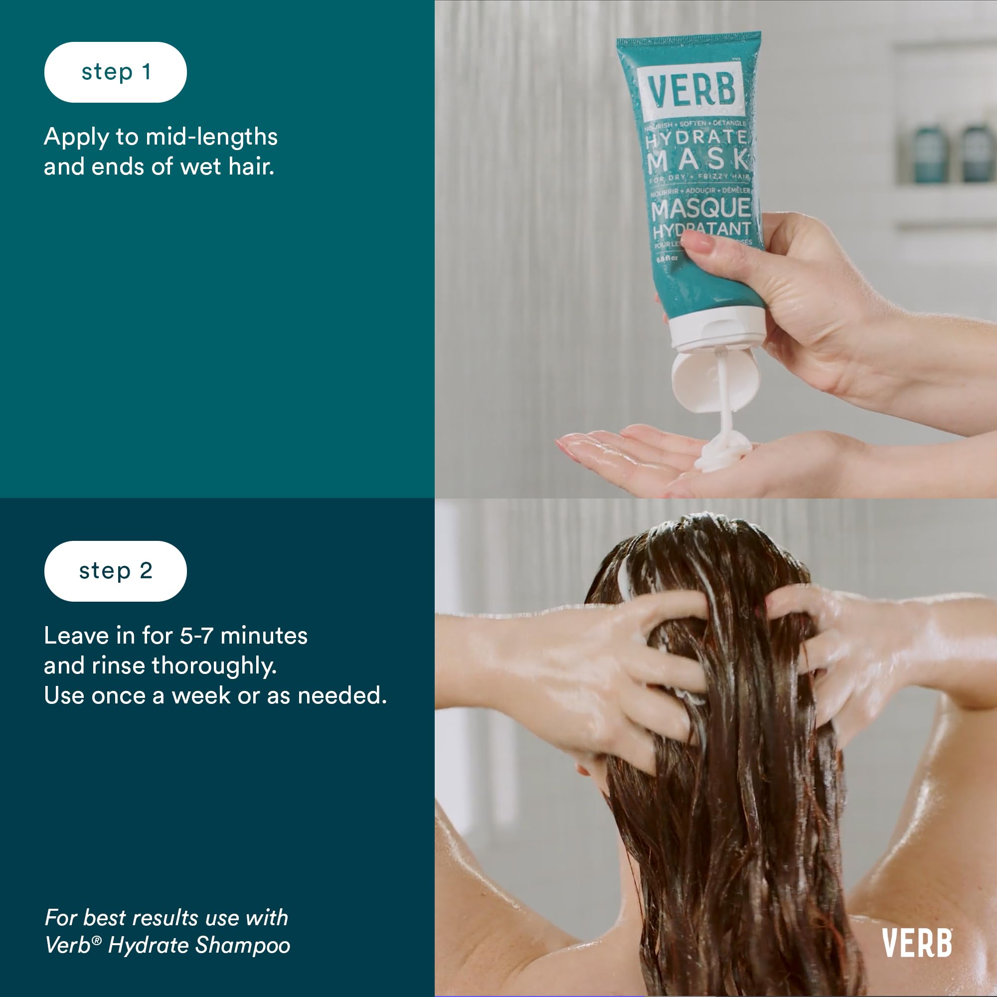 Foto 4 pulgar | Kit De Hidratación Verb Hi Con Fórmulas Lujosas Para El Cabello, 3 Unidades - Venta Internacional.