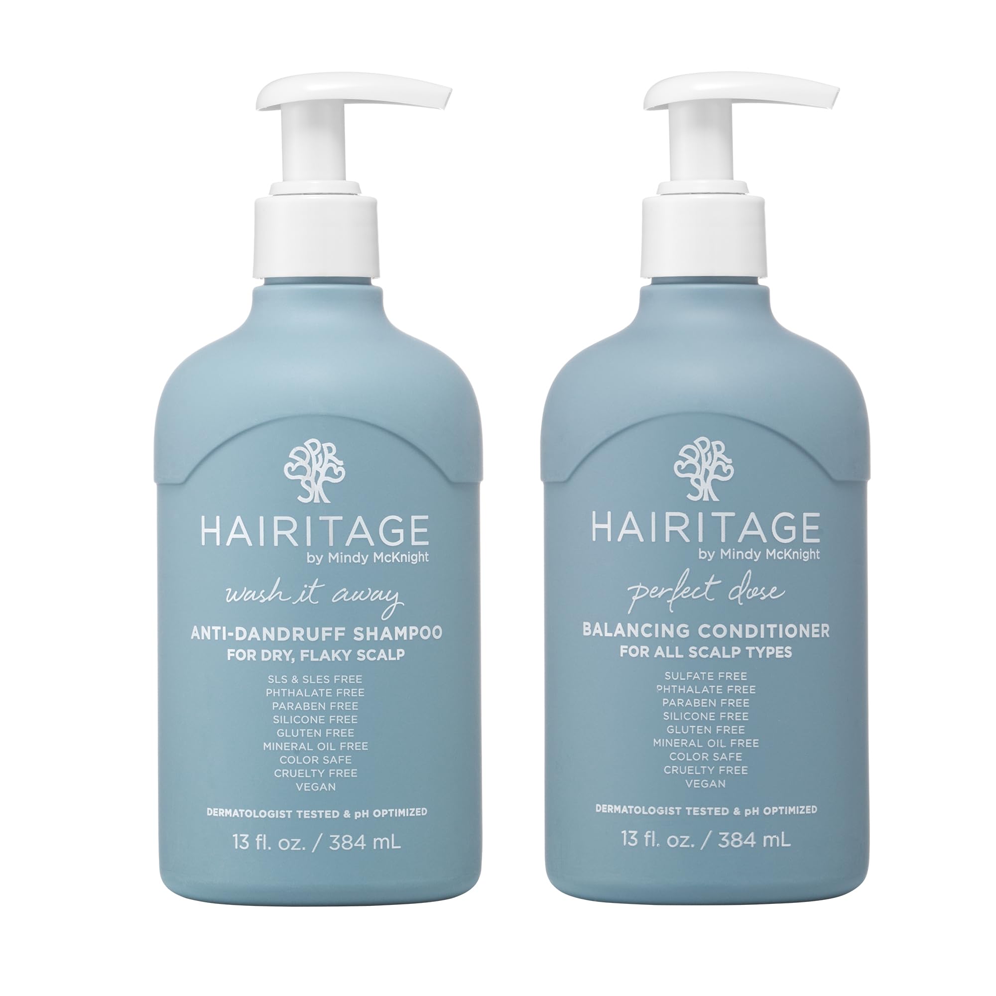 Set De Champú Y Acondicionador Hairitage Anticaspa - Venta Internacional.