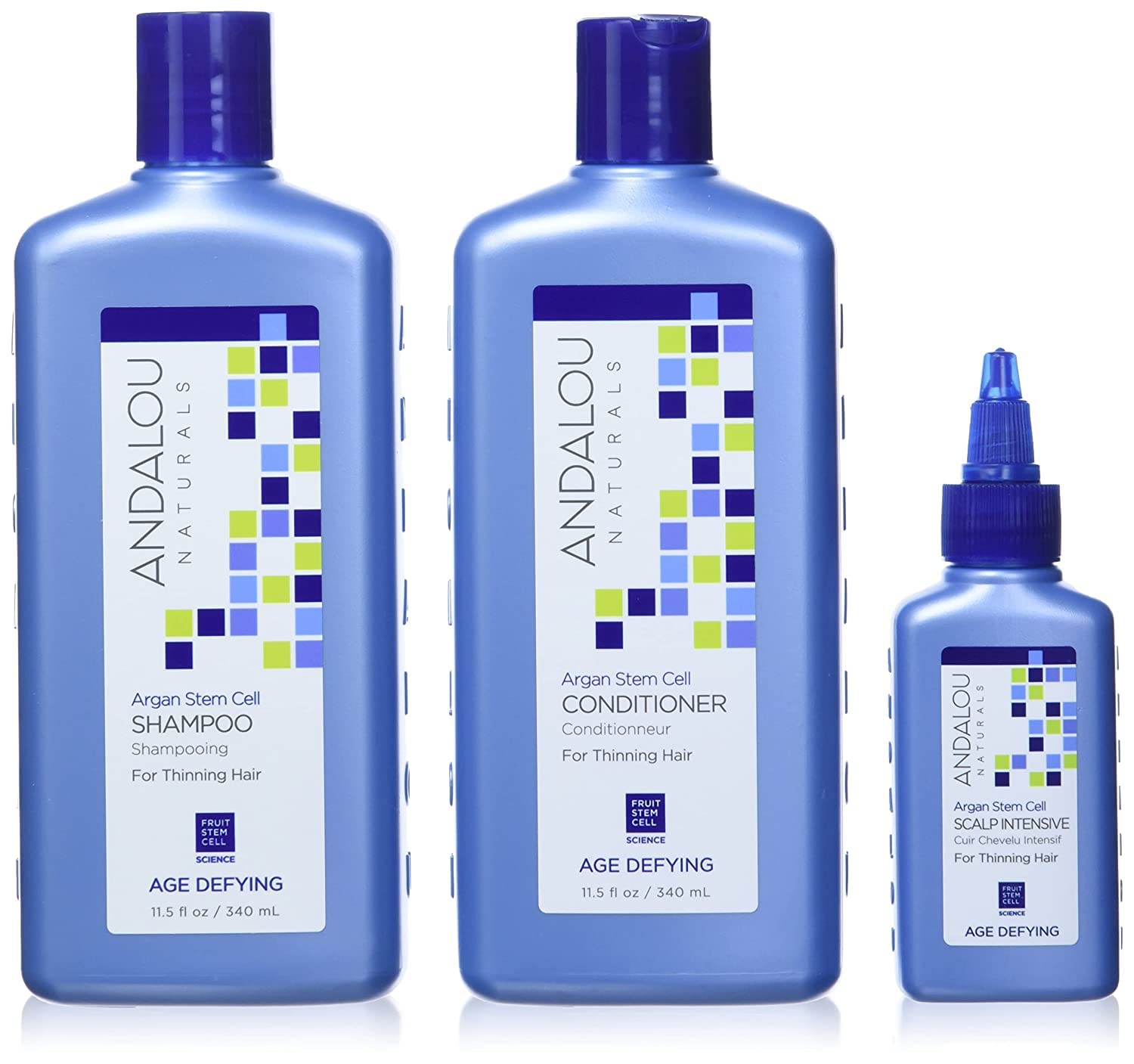 Foto 2 pulgar | Sistema De Tratamiento Para Adelgazar El Cabello Andalou Naturals Age Defying - Venta Internacional.