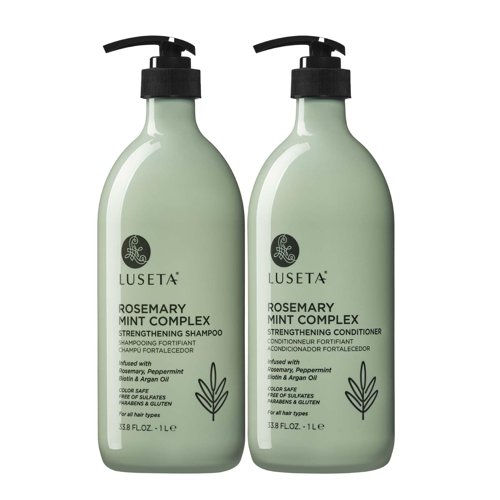 Foto 2 pulgar | Set De Champú Y Acondicionador Luseta Rosemary Mint 1l X2 - Venta Internacional.