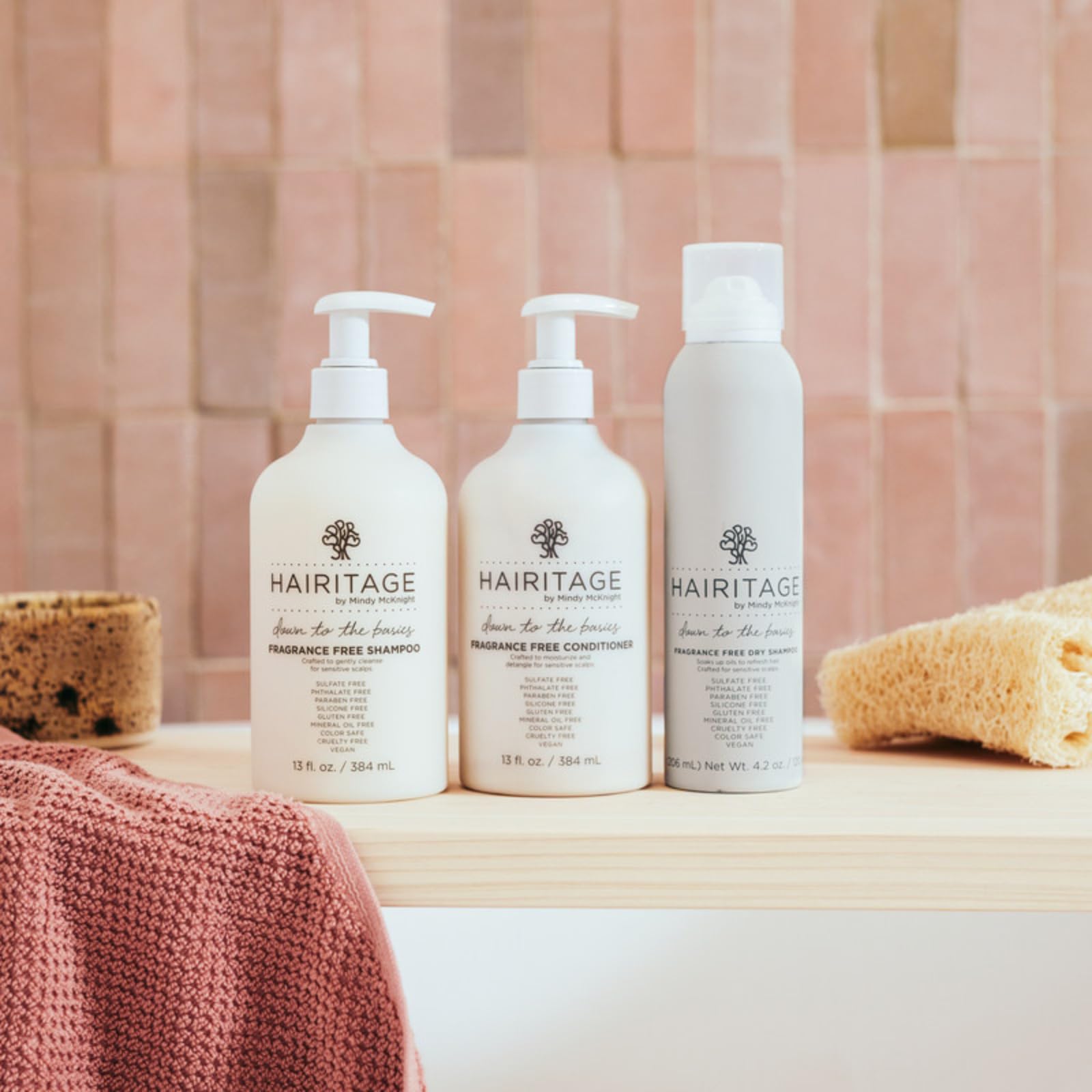 Foto 8 pulgar | Champú Hairitage Down To The Basics, Sin Fragancia, 385 Ml - Venta Internacional.