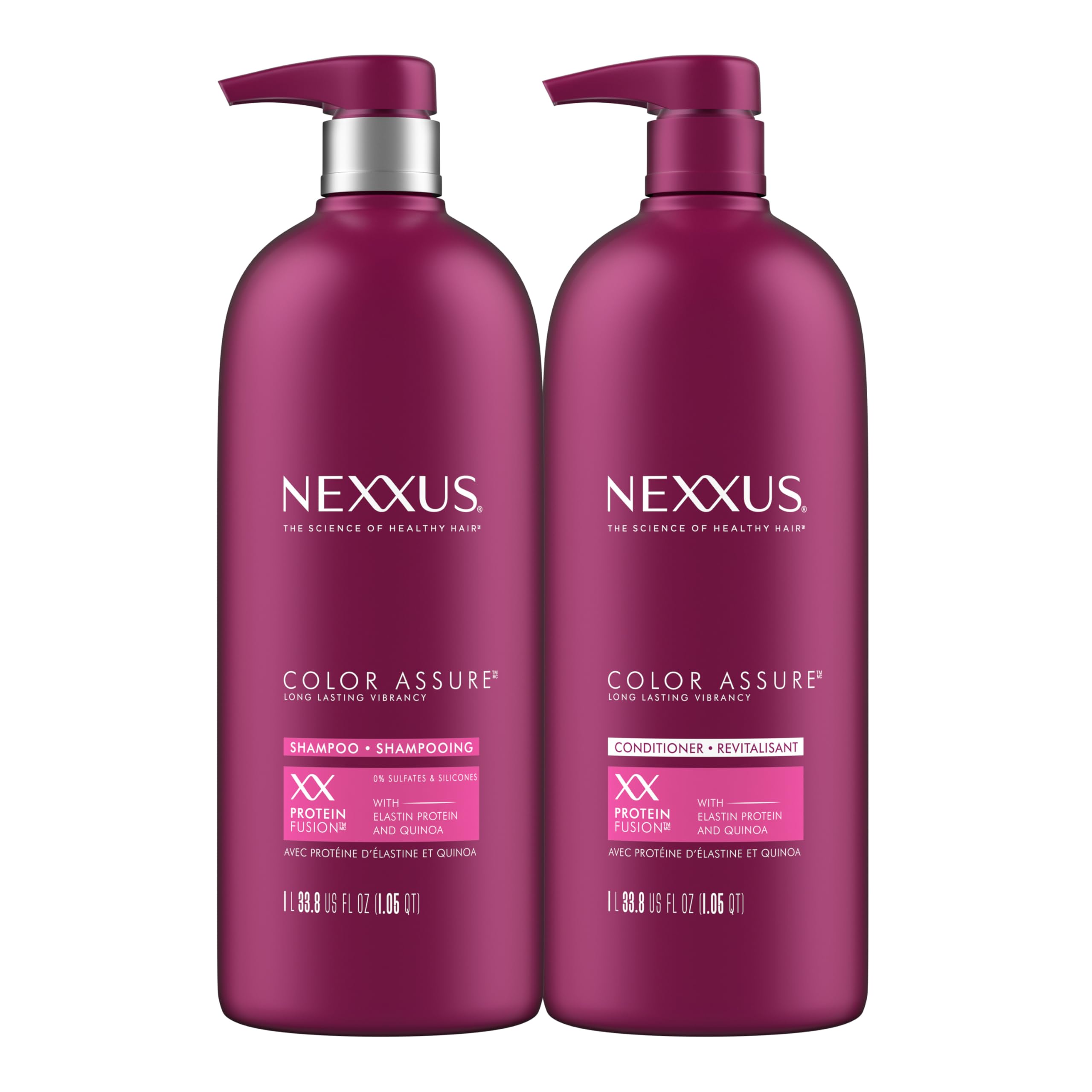 Foto 2 pulgar | Set De Champú Y Acondicionador Nexxus Color Assure 1l - Venta Internacional.