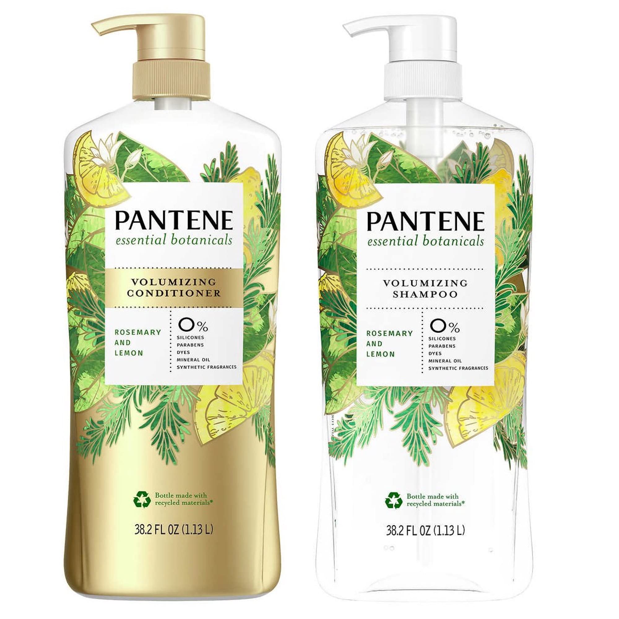 Set De Champú Y Acondicionador Pantene Essential Botanicals - Venta Internacional.