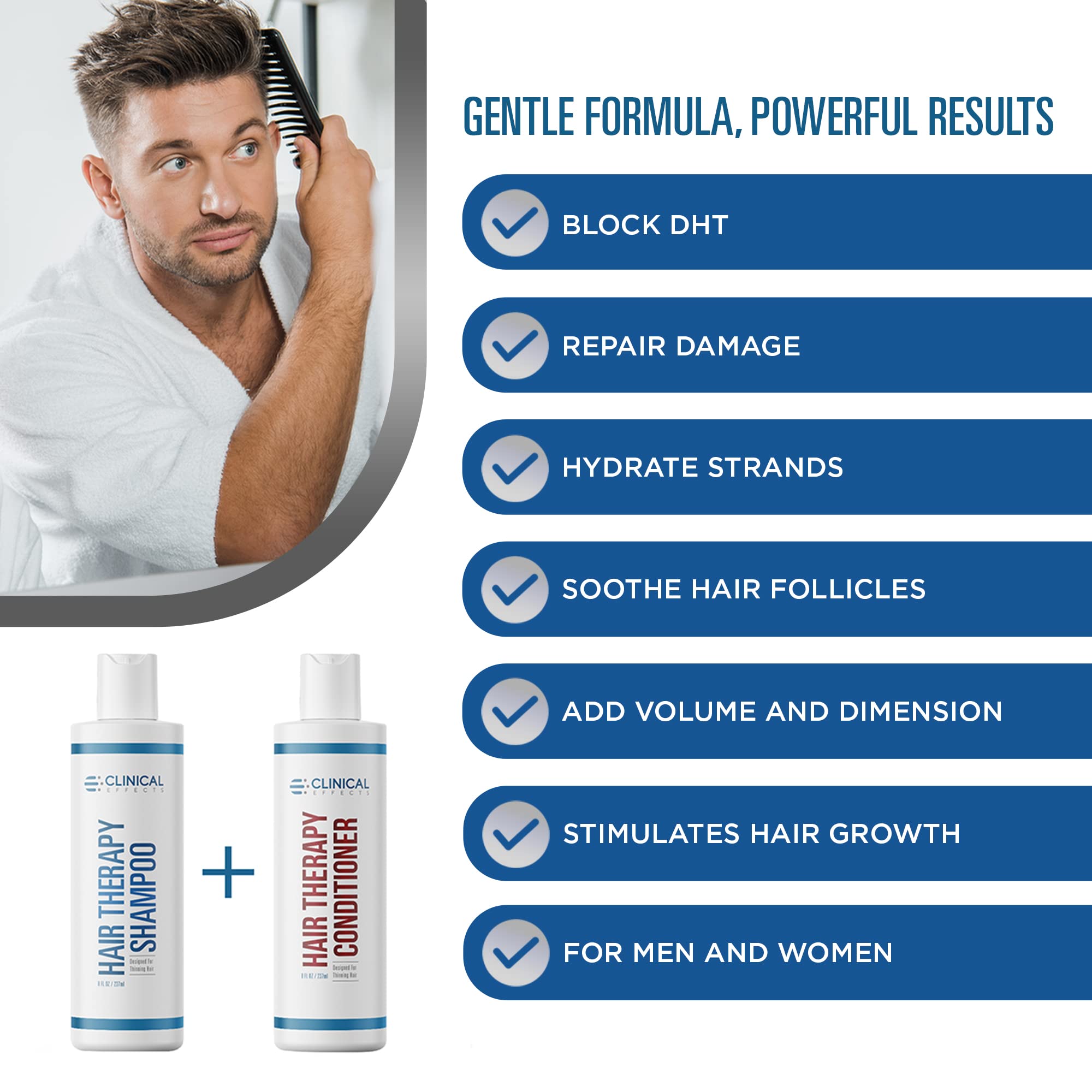 Foto 5 pulgar | Set De Champú Y Acondicionador Hair Therapy Clinical Effects - Venta Internacional.