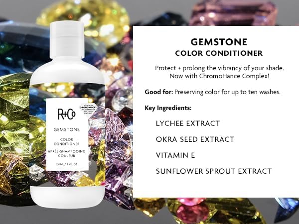 Foto 4 pulgar | Set De Champú Y Acondicionador R+co Gemstone Color 250 Ml - Venta Internacional.