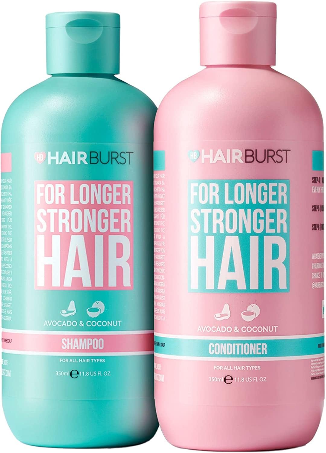 Set De Champú Y Acondicionador Hair Burst Para Fortalecer El Crecimiento Del Cabello - Venta Internacional.