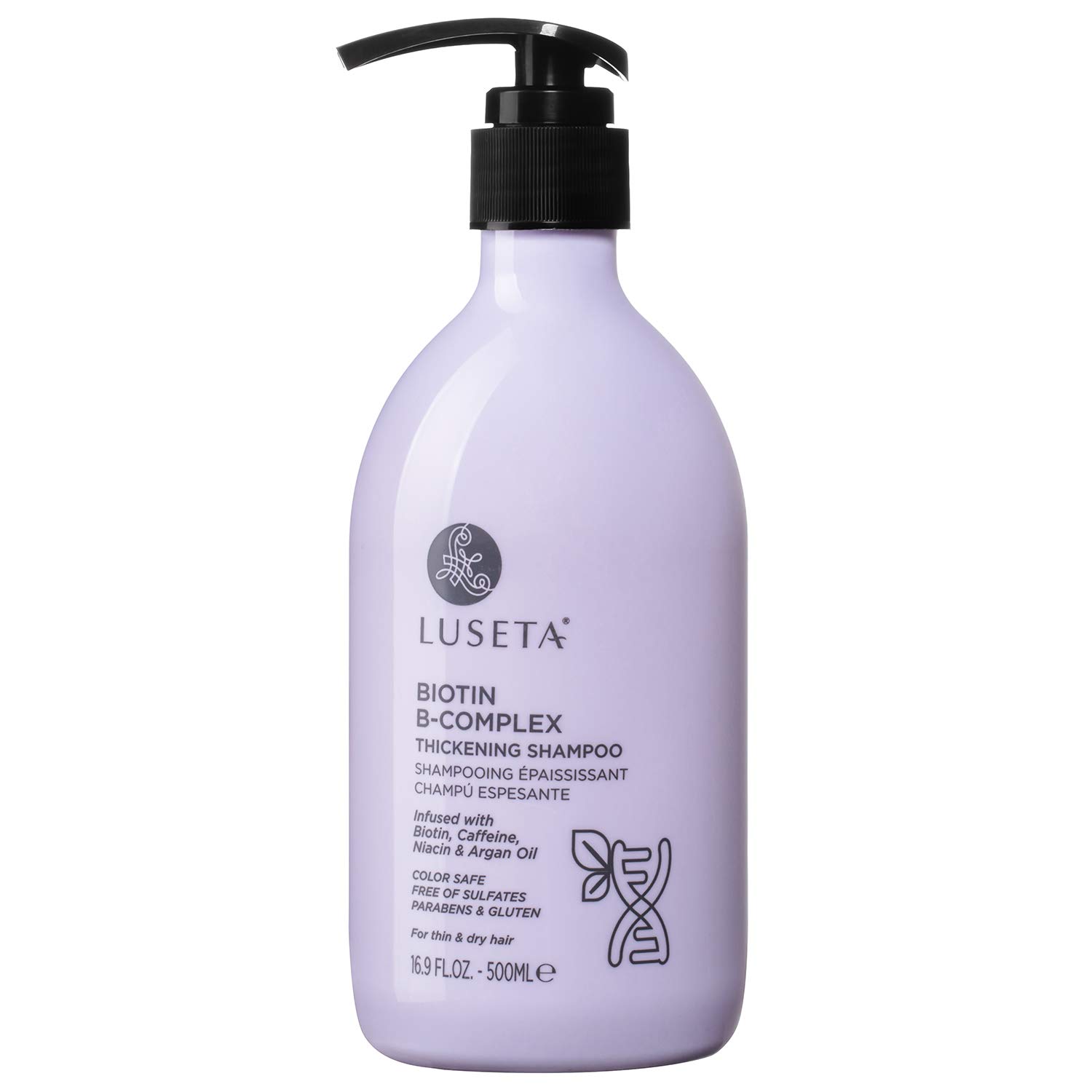 Champú Luseta Biotin B-complex Para Espesar El Crecimiento Del Cabello, 500 Ml - Venta Internacional.