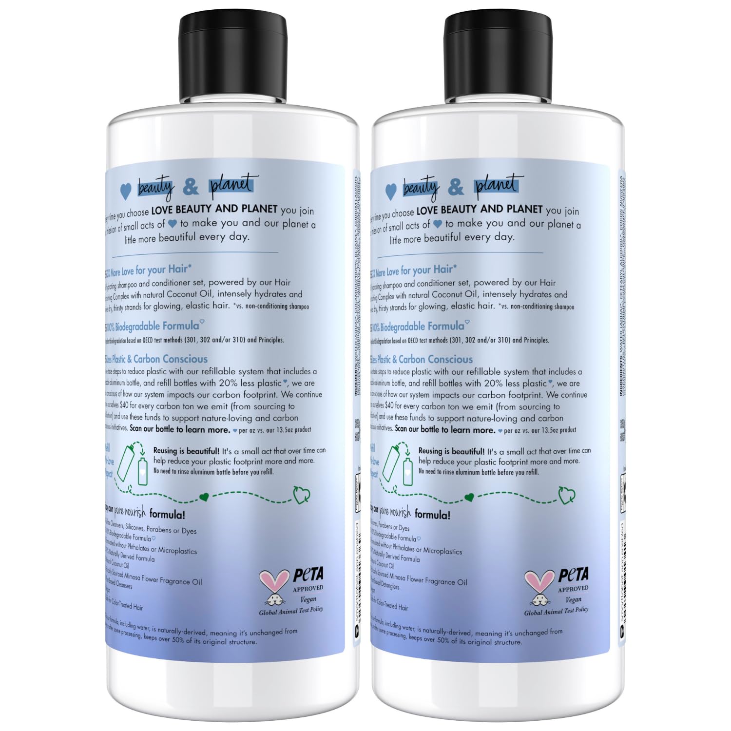 Foto 3 pulgar | Set de Cuidado del Cabello Love Beauty And Planet de 650 ml-Venta Internacional
