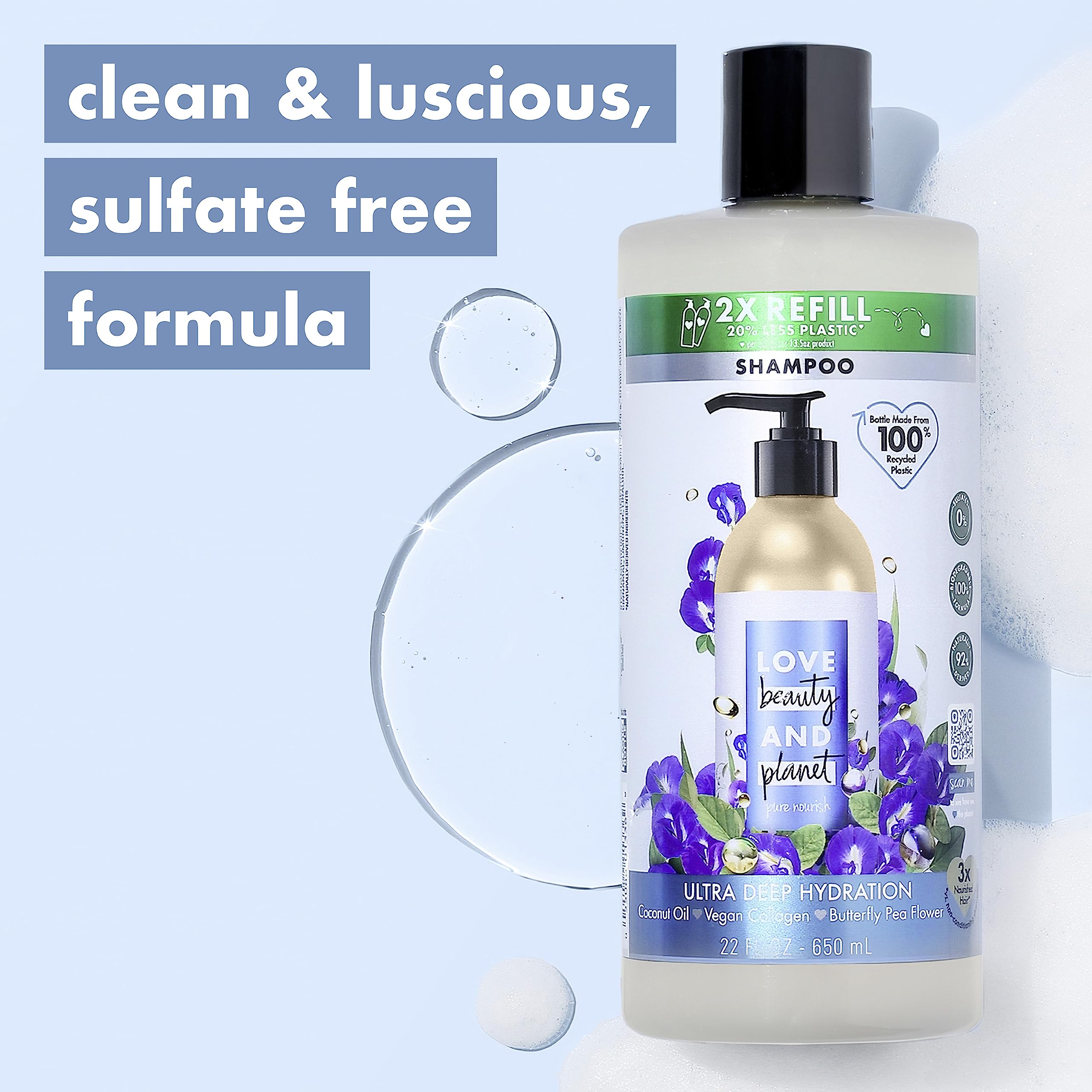 Foto 5 pulgar | Set de Cuidado del Cabello Love Beauty And Planet de 650 ml-Venta Internacional