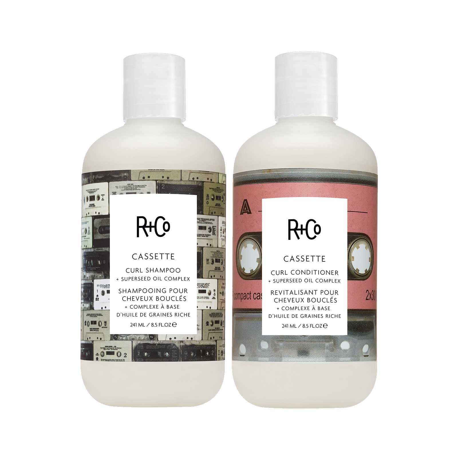 Kit de Champú y Acondicionador R+co Cassette Curl Tames Frizz - Venta Internacional