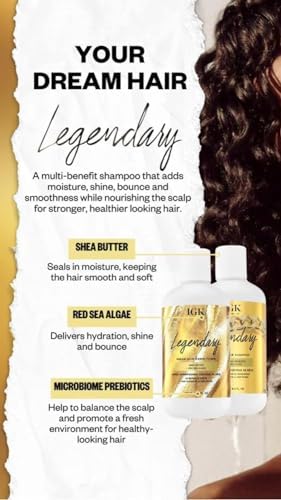 Foto 3 pulgar | Set De Champú Y Acondicionador Igk Legendary Dream Hair 240 Ml - Venta Internacional.