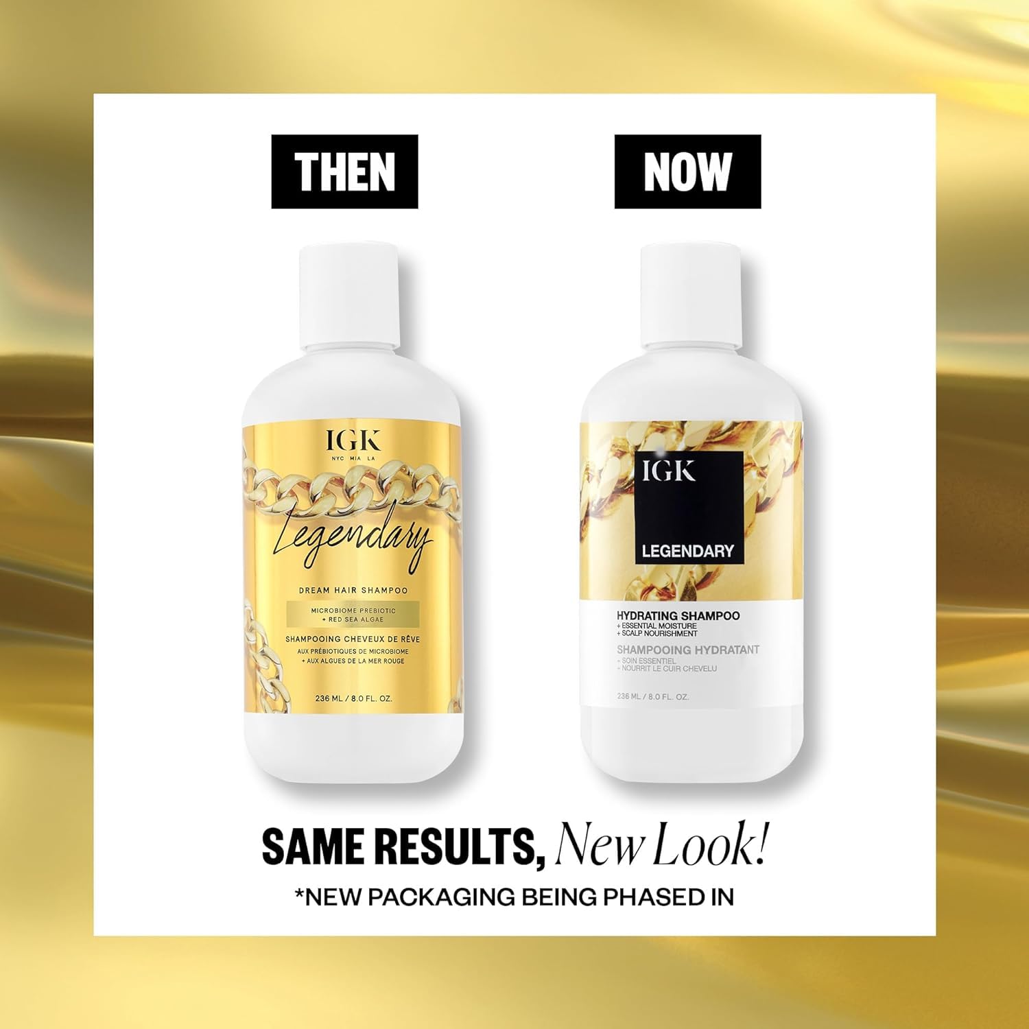 Foto 5 pulgar | Set De Champú Y Acondicionador Igk Legendary Dream Hair 240 Ml - Venta Internacional.