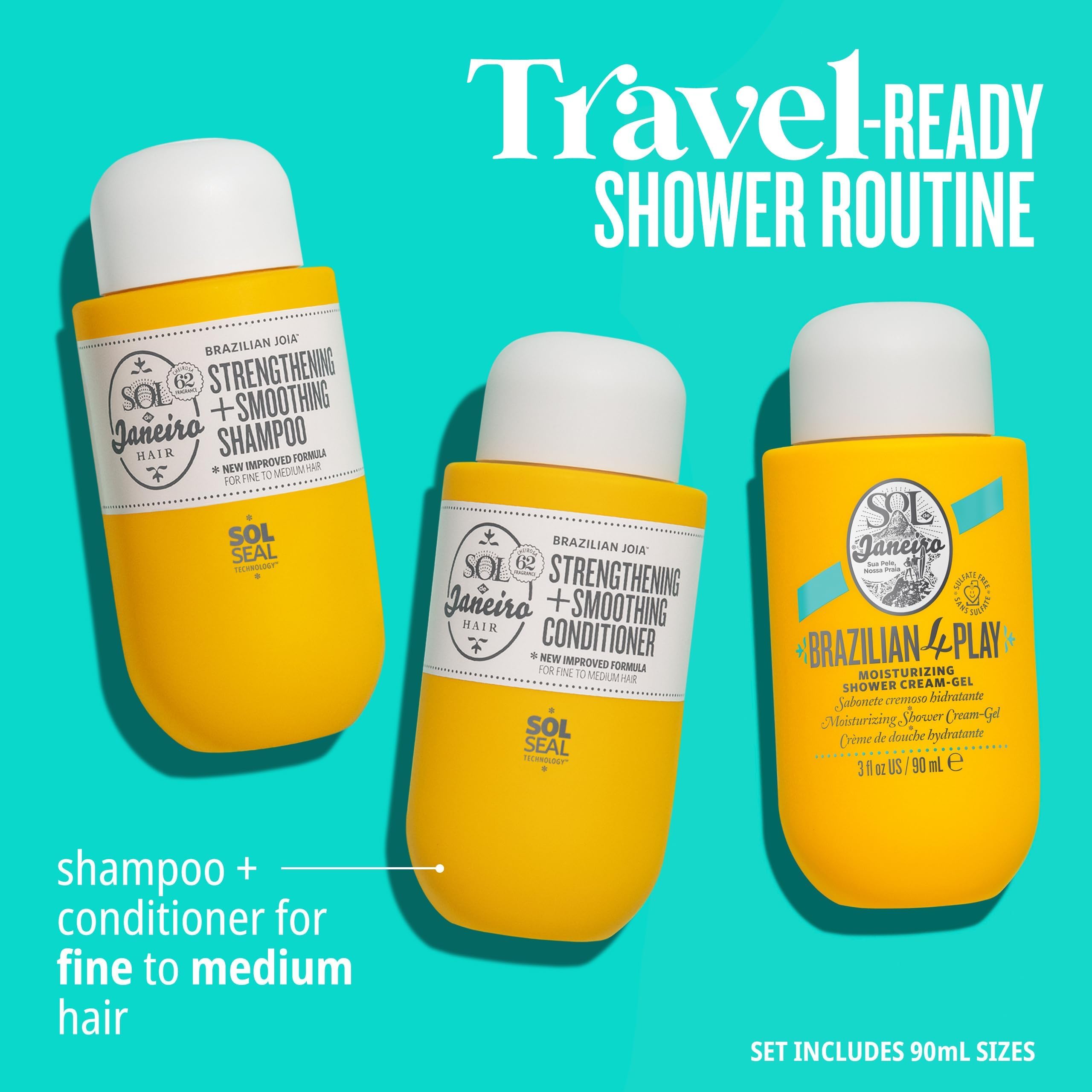 Foto 2 | Set Body Wash + Shampoo Y Acondicionador Sol De Janeiro 4 Play - Venta Internacional