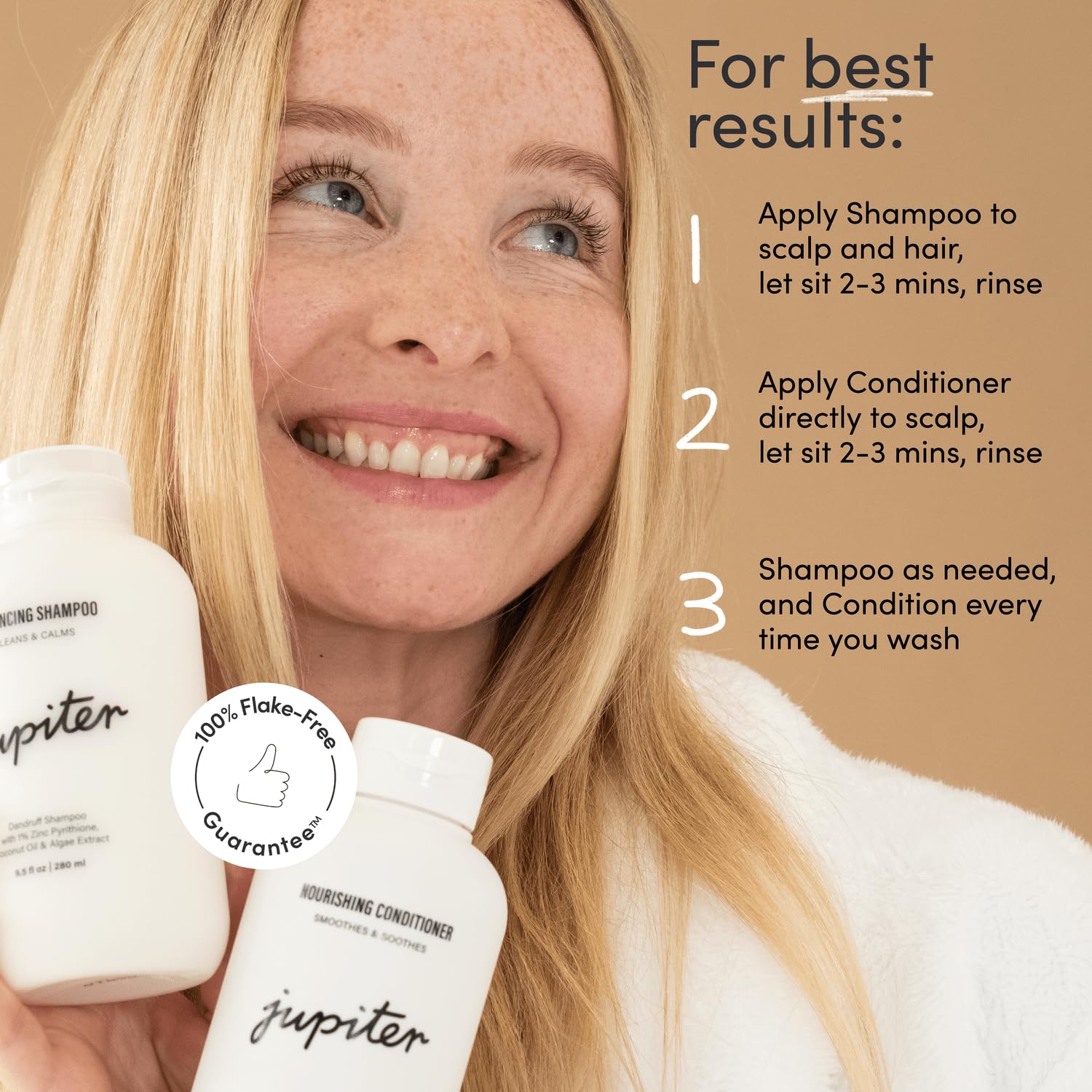 Foto 5 | Champú Y Acondicionador Jupiter Anticaspa Vegan - Venta Internacional.