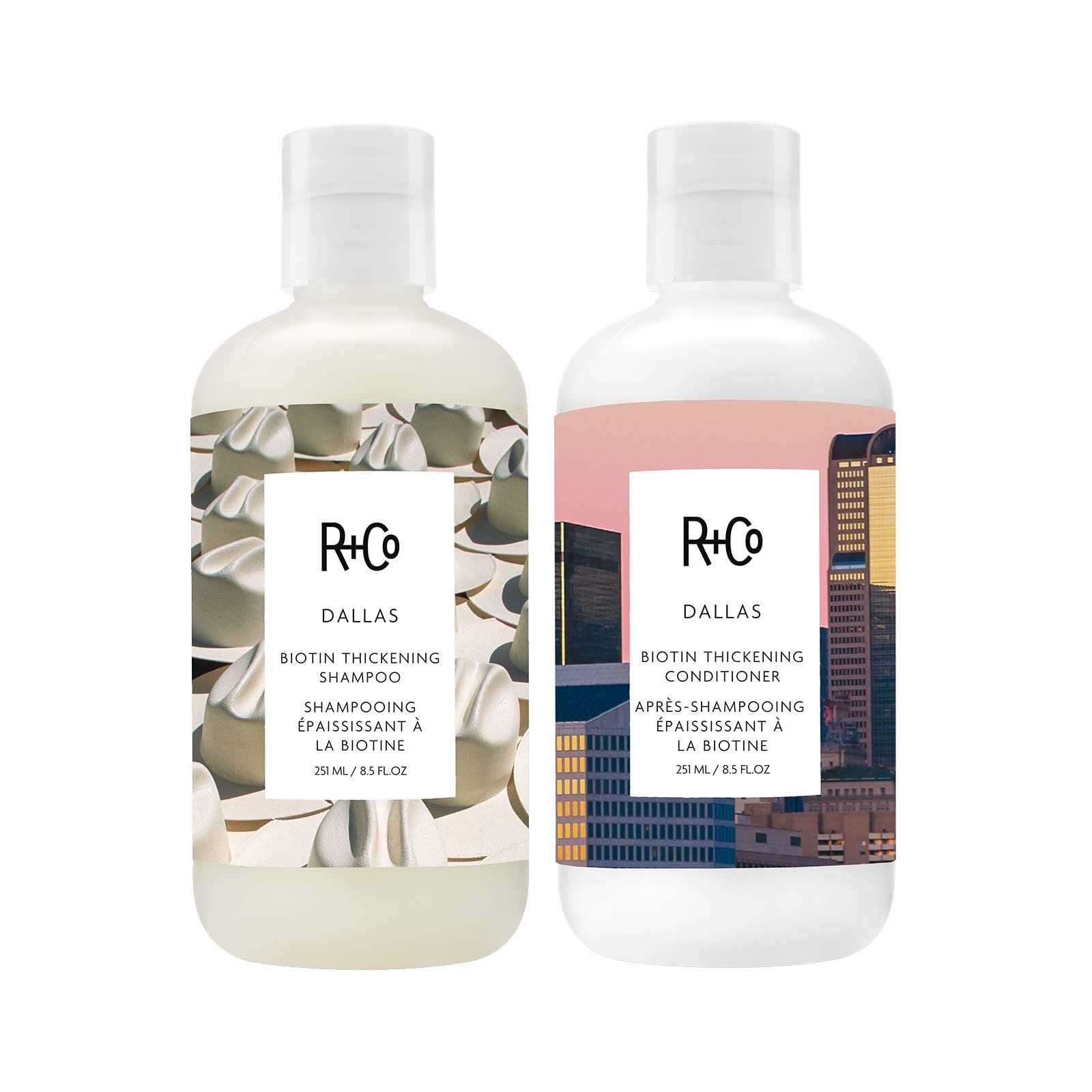 Foto 2 pulgar | Set De Champú Y Acondicionador R+co Dallas Biotin Thickening - Venta Internacional.