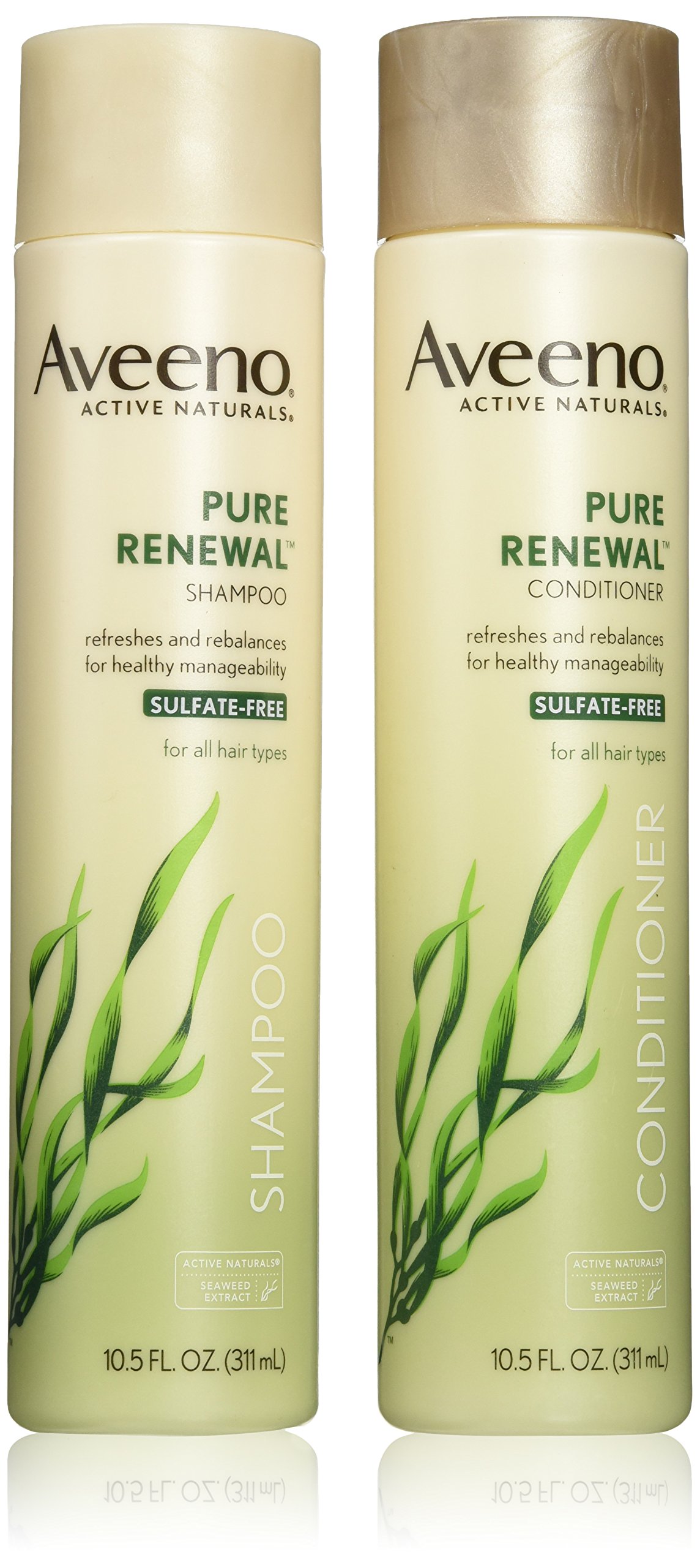 Foto 2 pulgar | Set De Champú Y Acondicionador Aveeno Pure Renewal 310 Ml - Venta Internacional.
