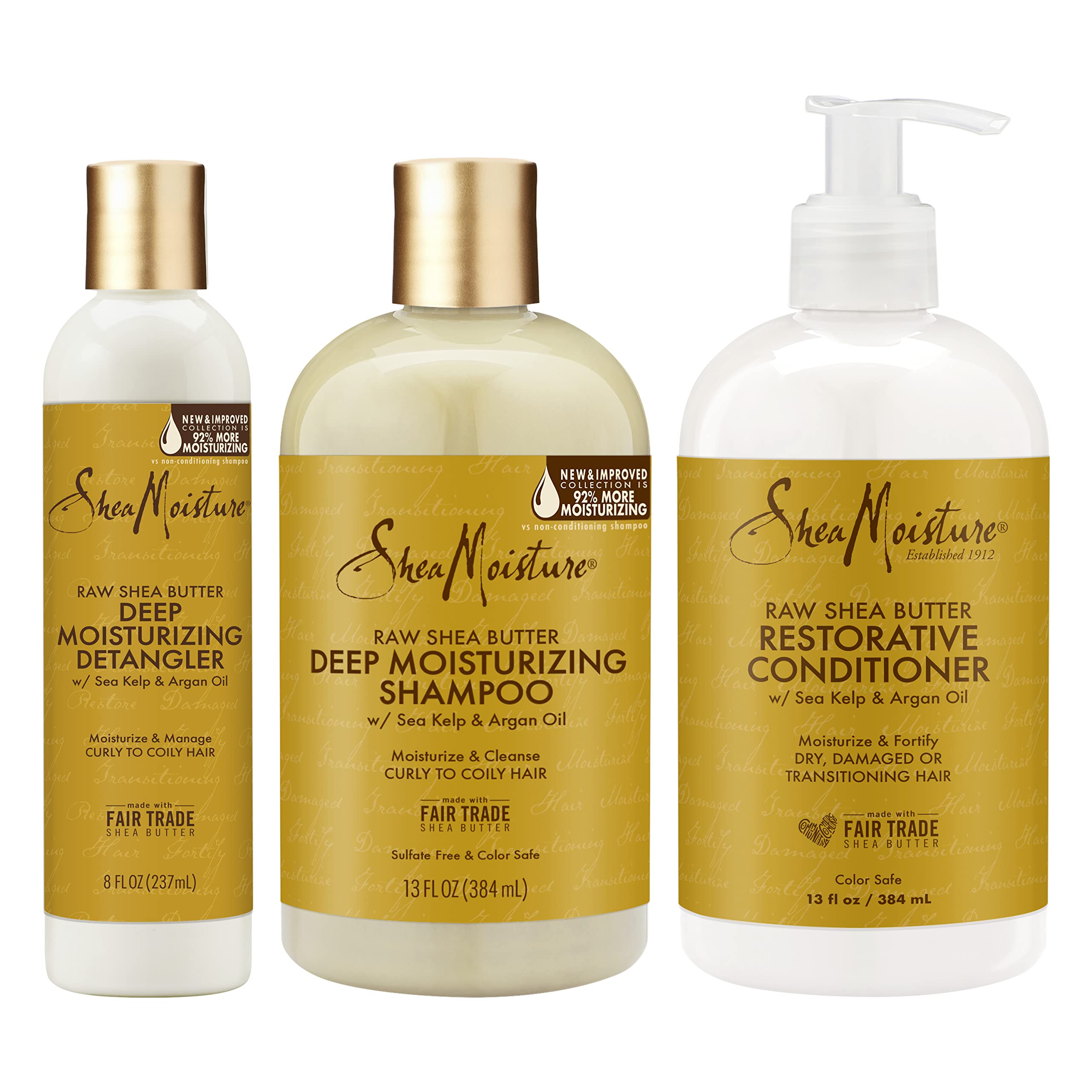 Foto 2 pulgar | Set para el Cabello Sheamoisture Manteca de Karité Cruda Cabello Rizado - Venta Internacional
